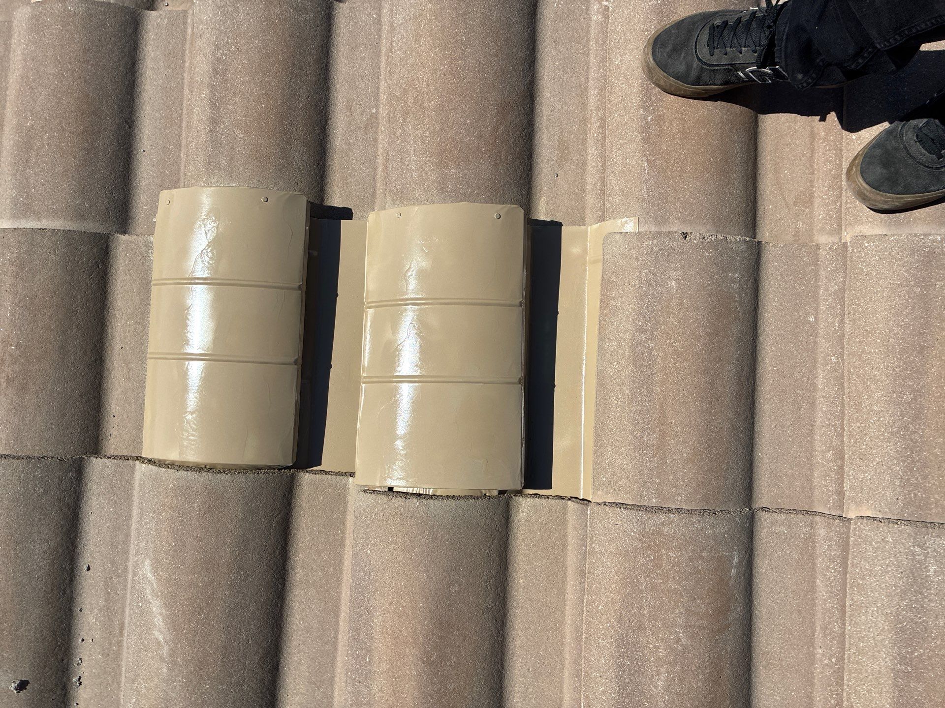 Residential Roof Install using Concrete Tiles in Scottsdale, Arizona by Weather-Tite Roofing