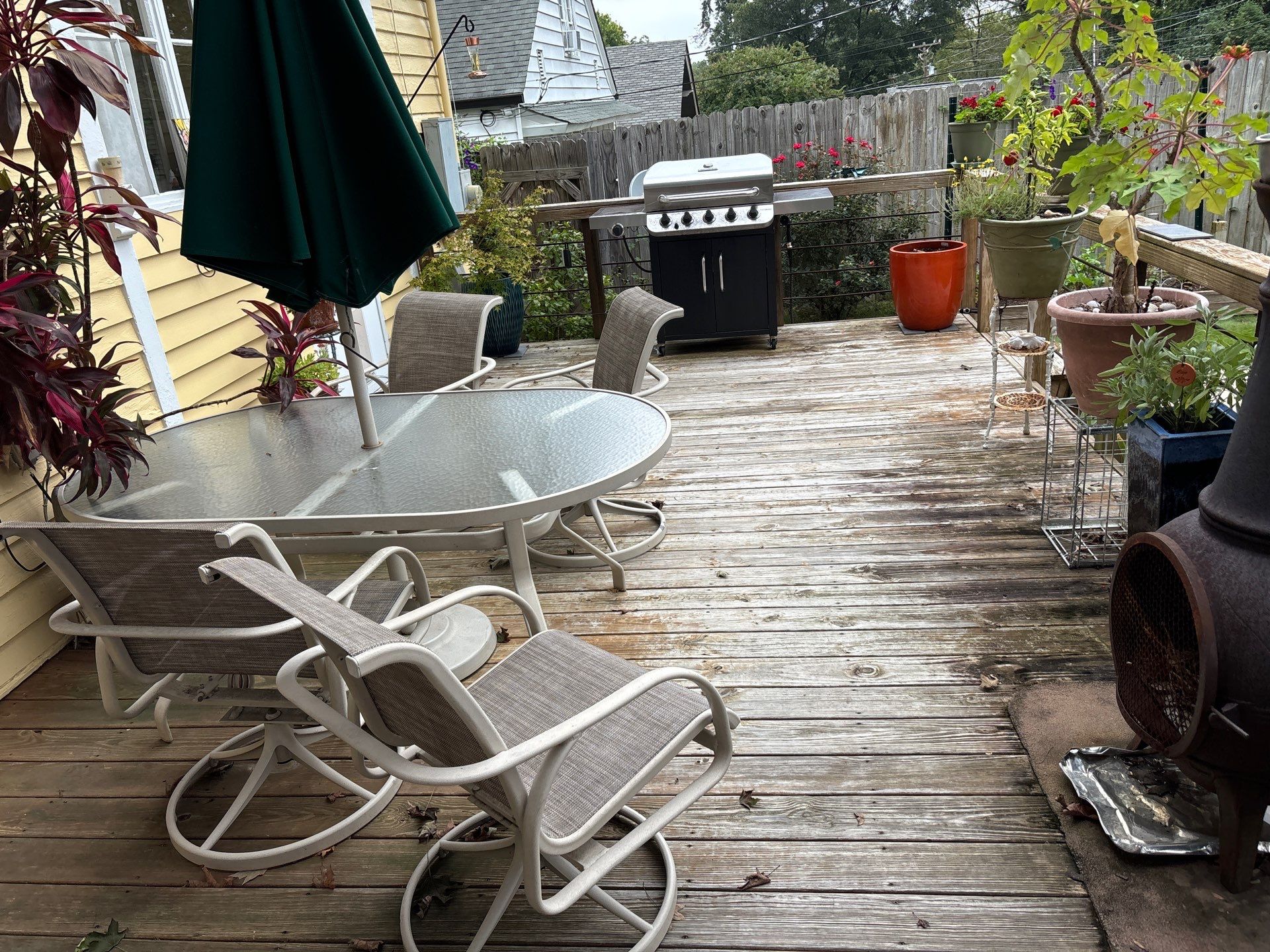 Weathered Deck using Wood Sealant by DuraSeal