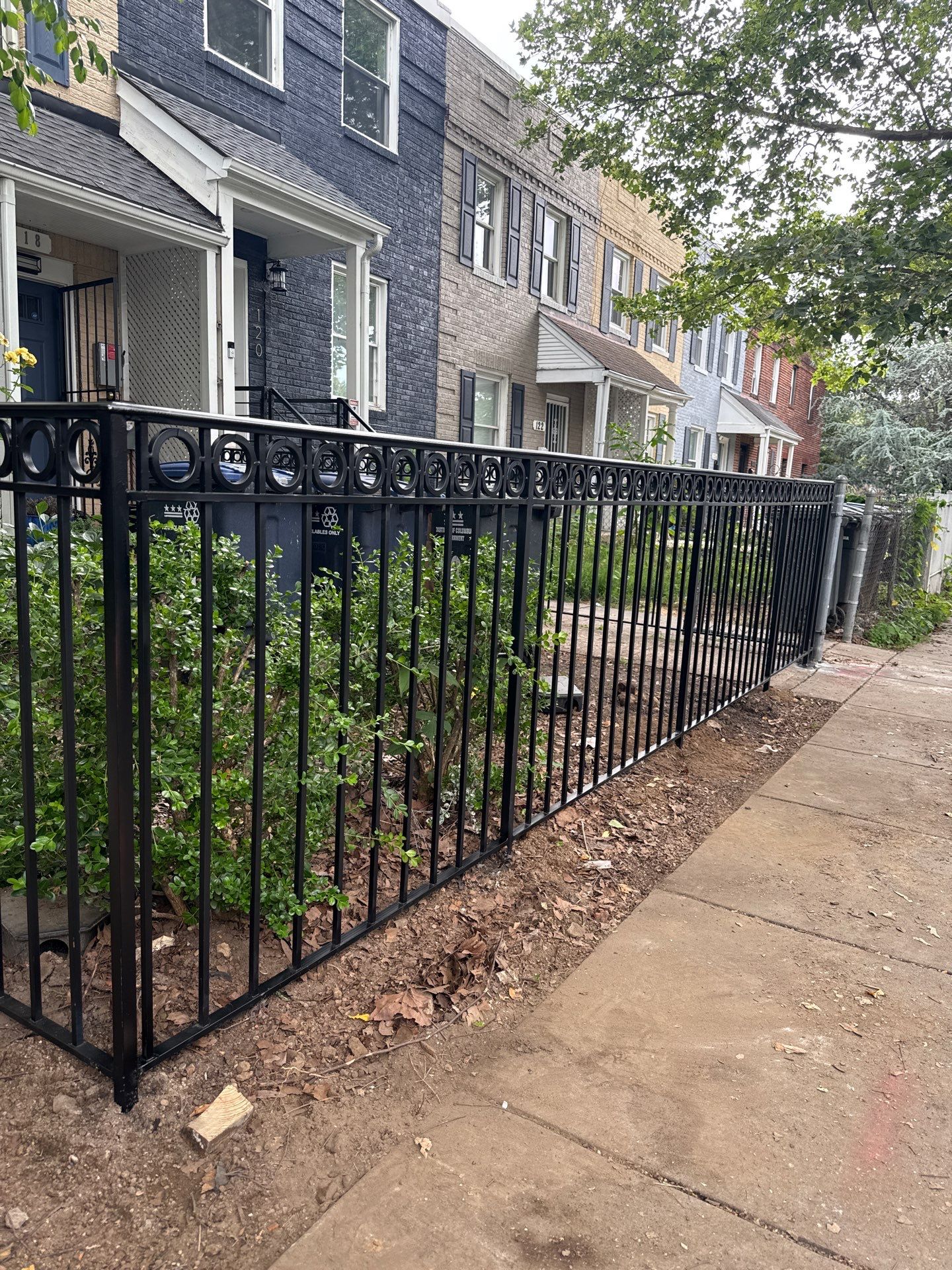 Custom Iron Fencing & Pet-Safe Gate Installation in Washington, DC. by Capitol Iron Works