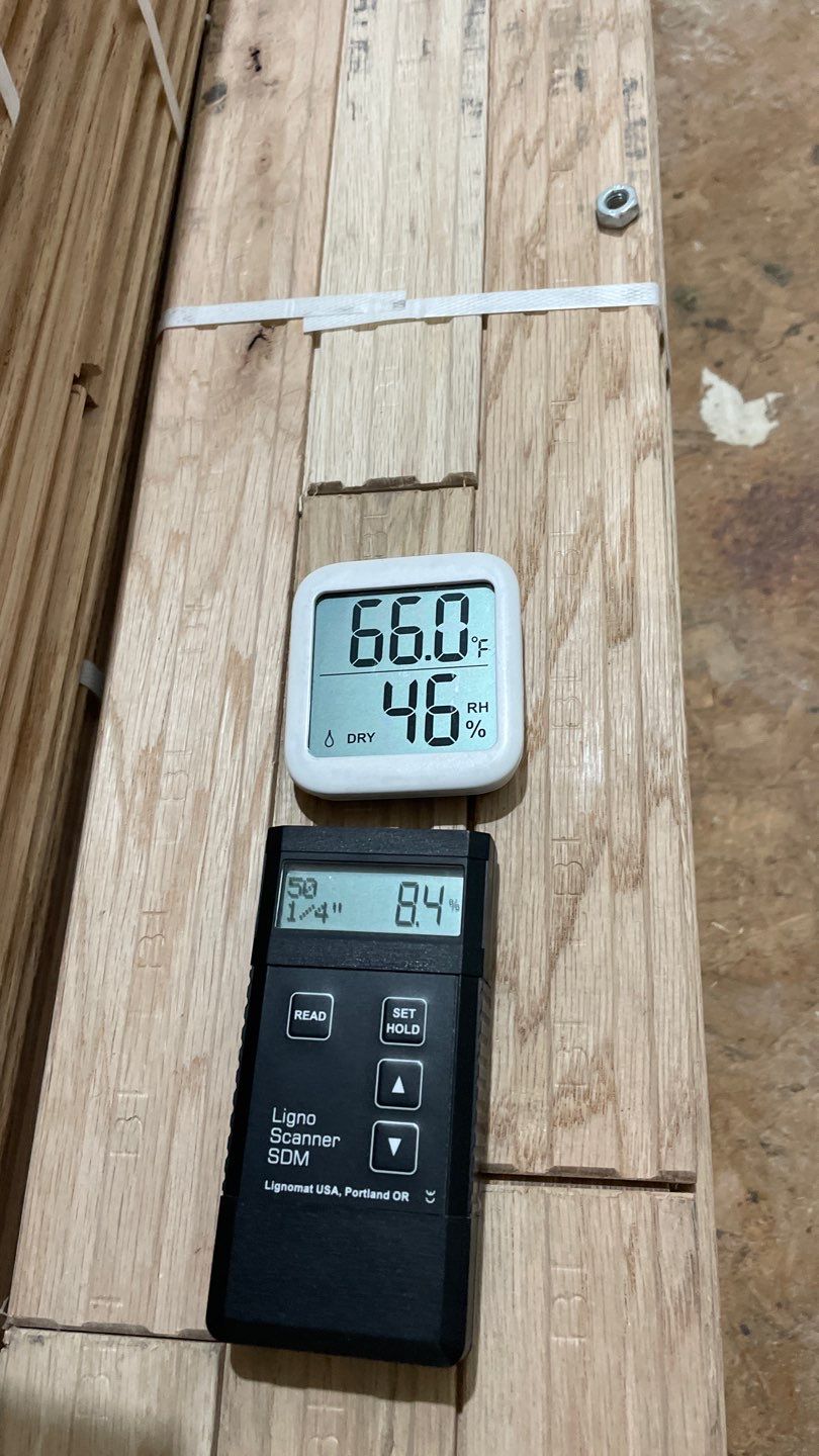 New 2.25" solid red oak by Footprints Floors of East Atlanta