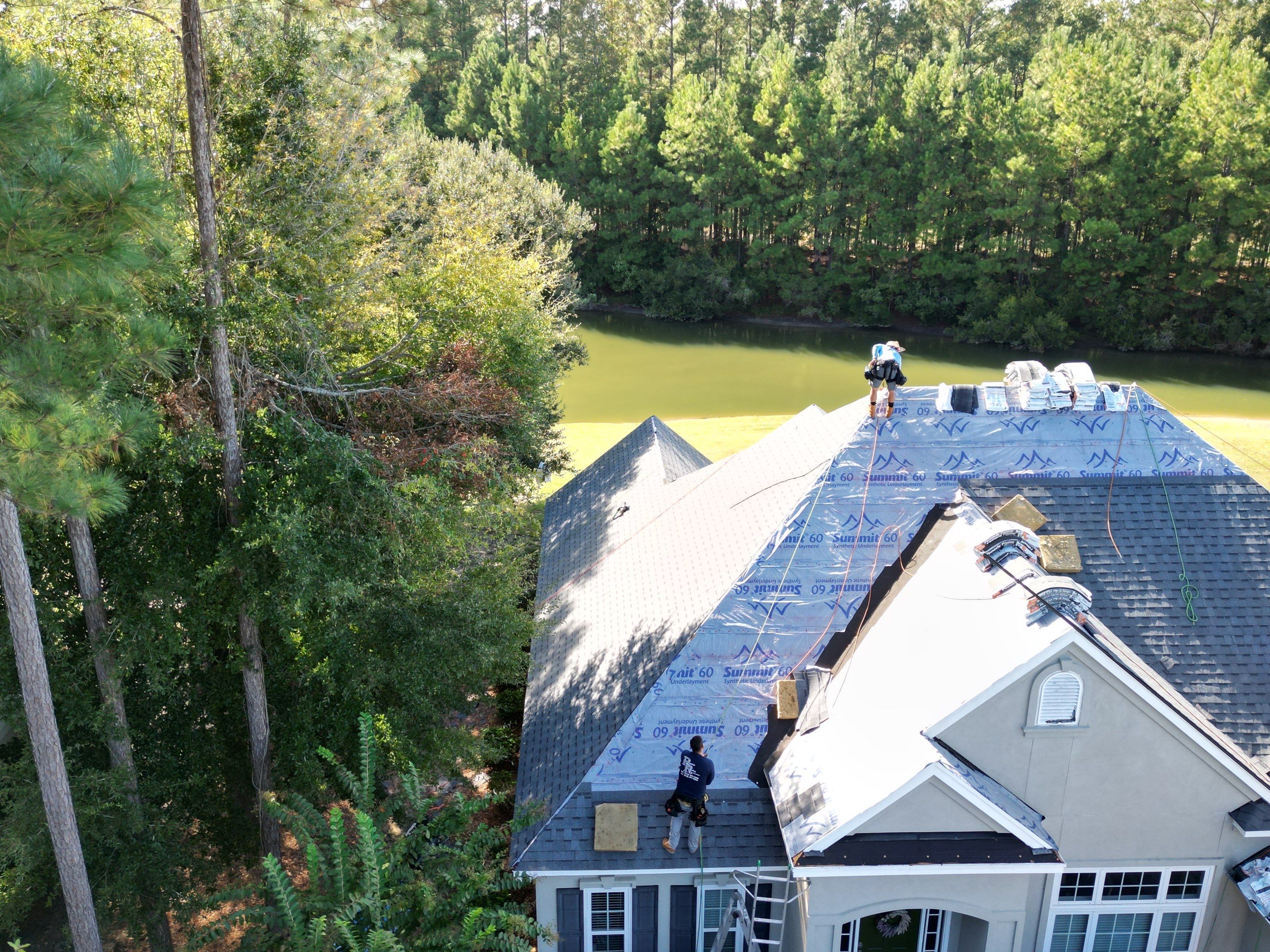 Residential Roofing Installation using Atlas Pinnacle Pristine Pewter by Talya Roofing