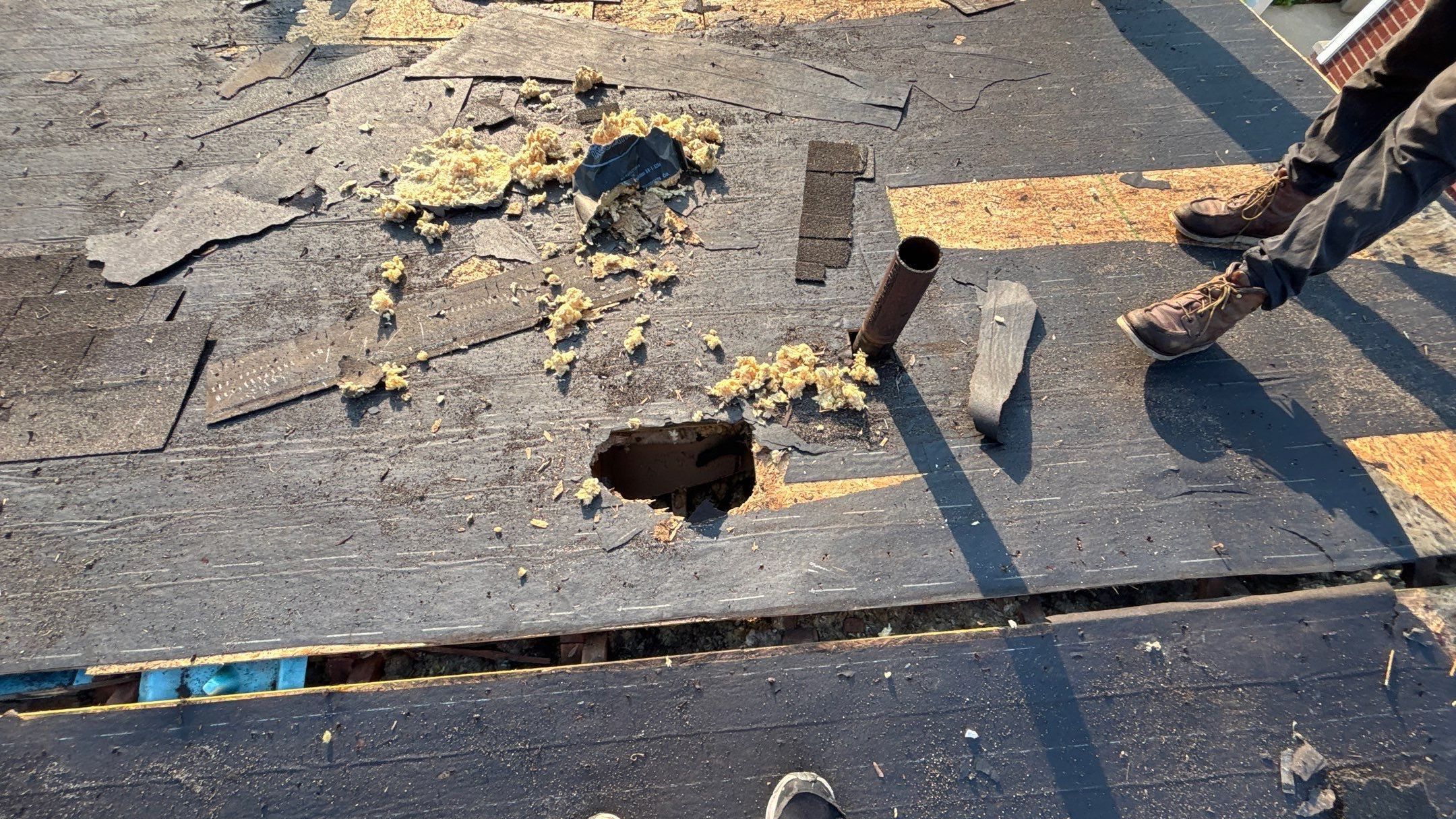 Roof Replacement using Owens Corning Driftwood by 180 Contractors