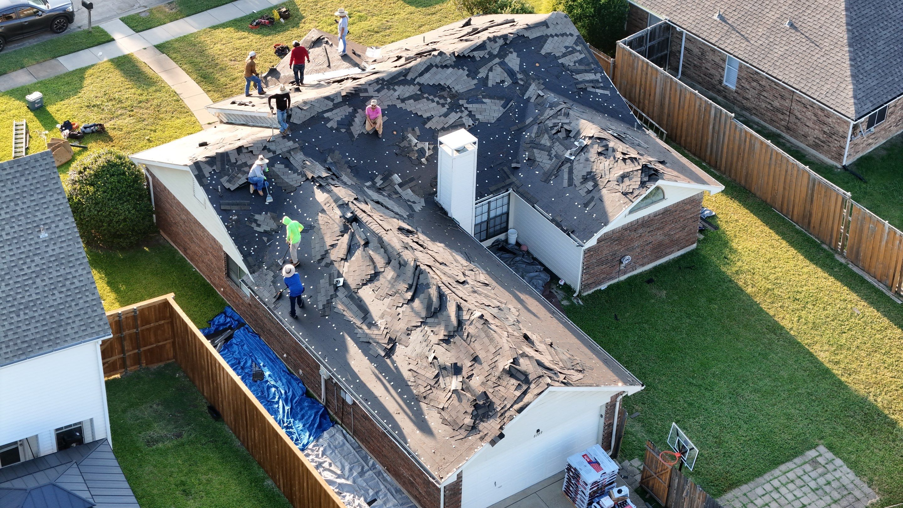 Complete Storm Restoration and Architectural Shingle Roof Replacement in Plano by Armor Roofing | Exteriors