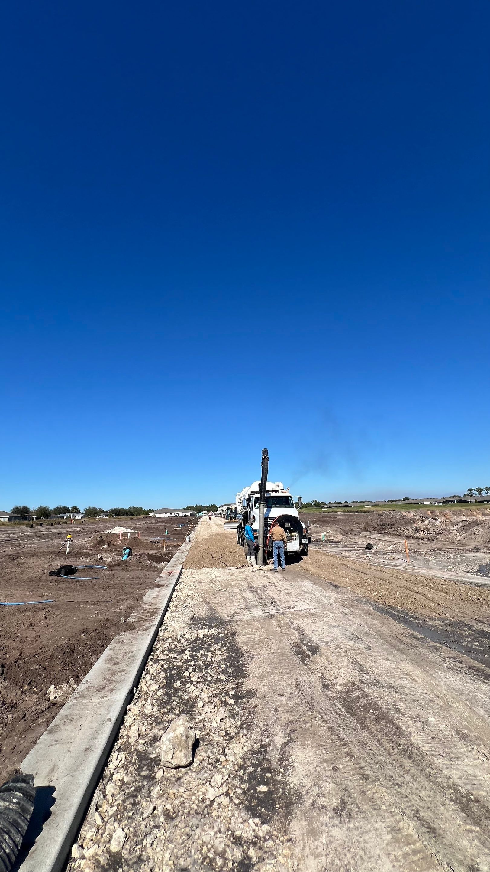New Construction Sewer System and Stormwater System Cleaning by APS Power & Water