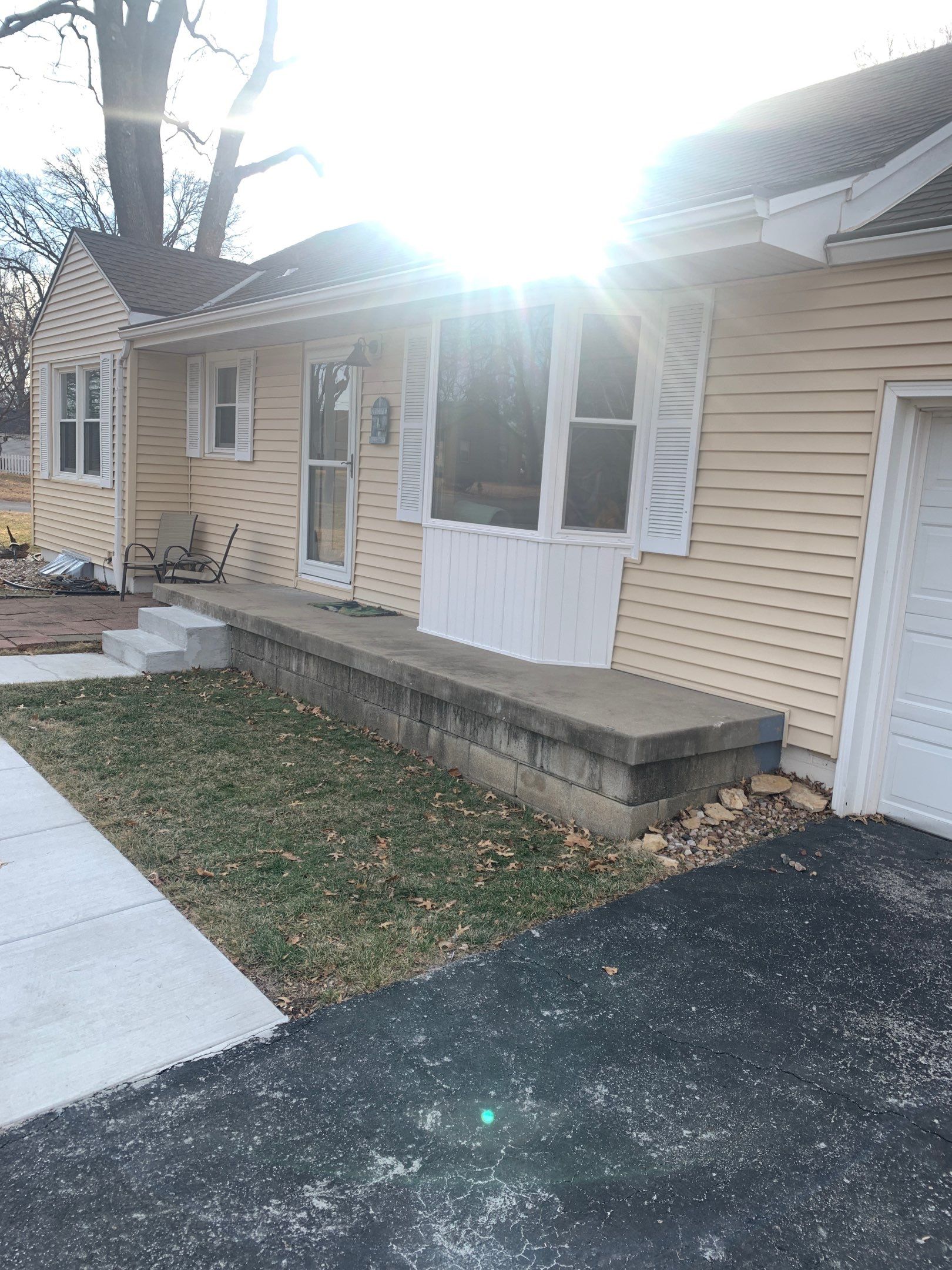 Window Installation with a Heartland Bay Window by EEC  Windows, Siding & Roofing 
