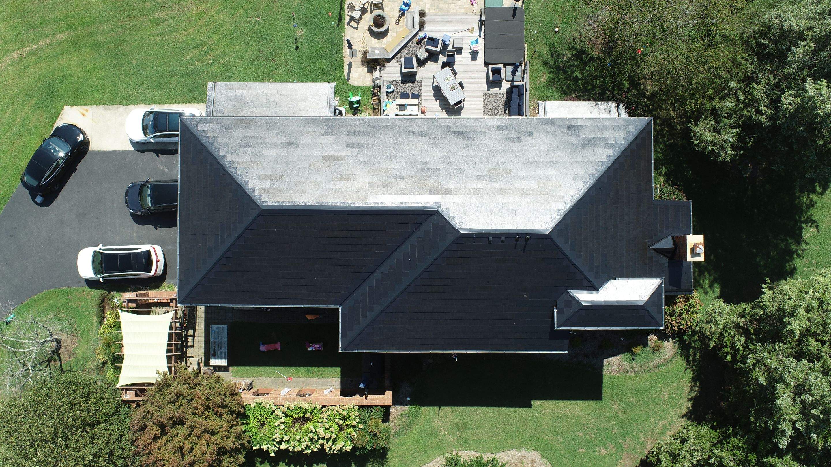 Tesla Solar Roof + Powerwall in Leonardtown, MD by American Home Contractors