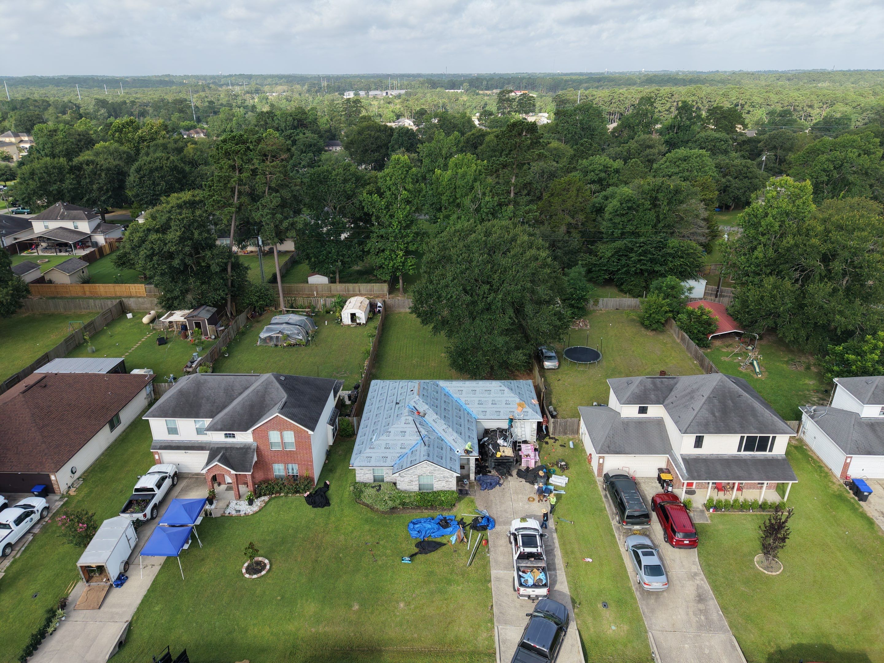 Owens Corning Duration Shingle Roof Replacement in Willis, Texas by Abbott Roofing Company