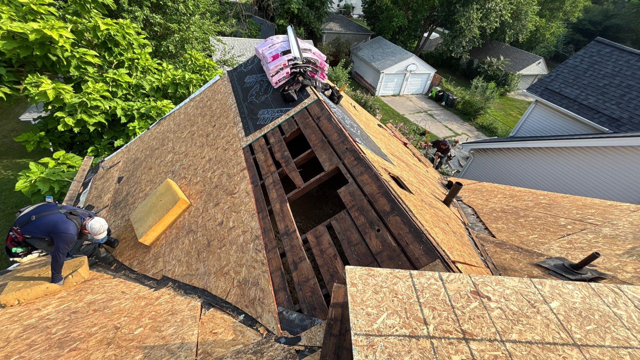 Roof Replacement using Owens Corning Driftwood by 180 Contractors
