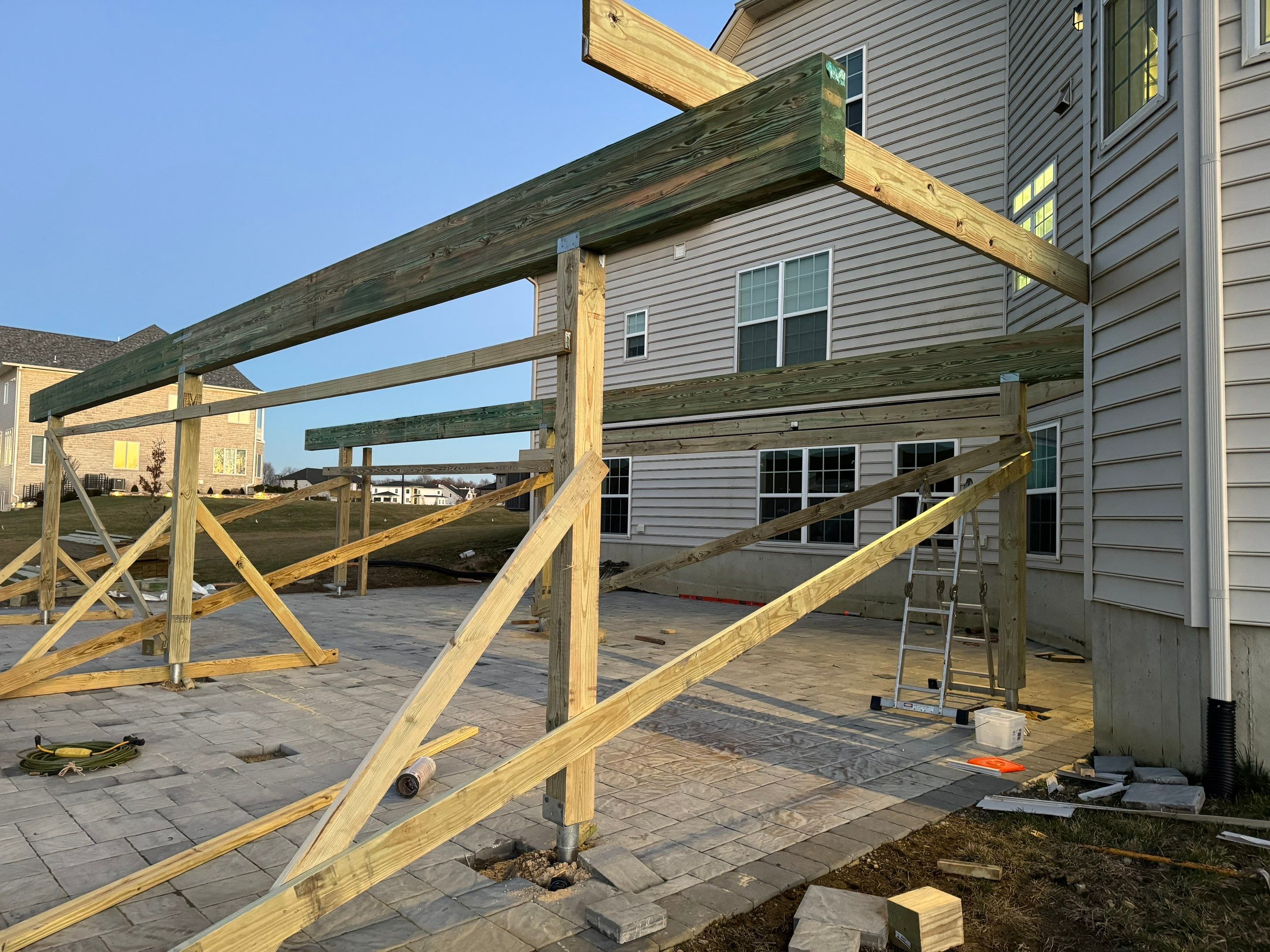 New Deck With Waterproofing  by deck guardian