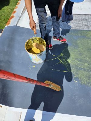 Commercial Roofing Repair using TPO and Metal Decking