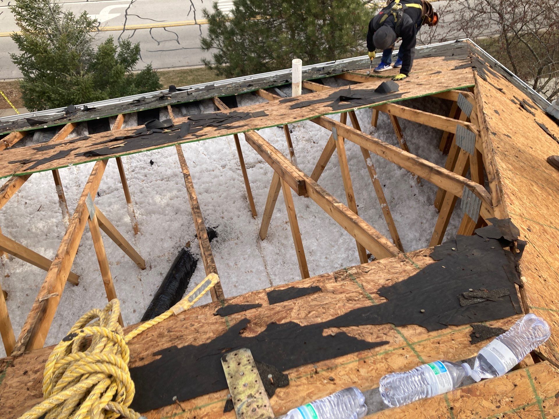 Residential Roofing Installation using GAF Timberline HDZ by Pro Home Services Inc