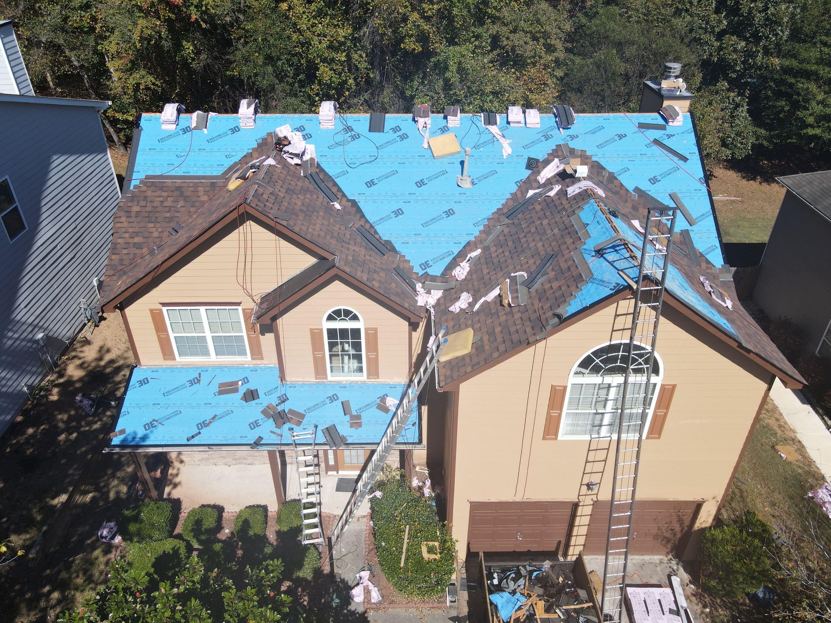 Residential Roofing Installation using Owens Corning by Inspector Roofing and Restoration