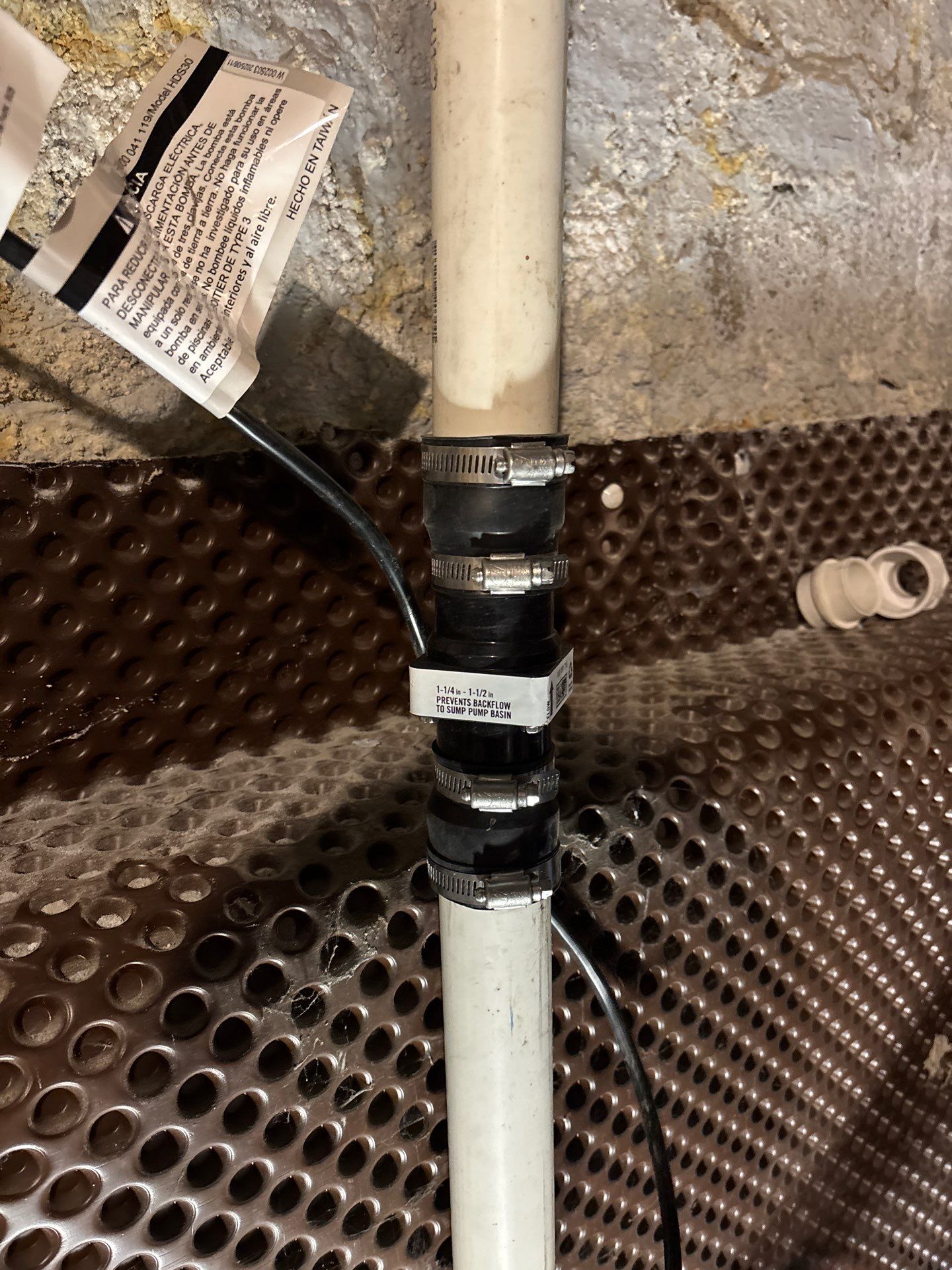 Retrofitting Drainage Board for Rachel by Waterproofing Northeast