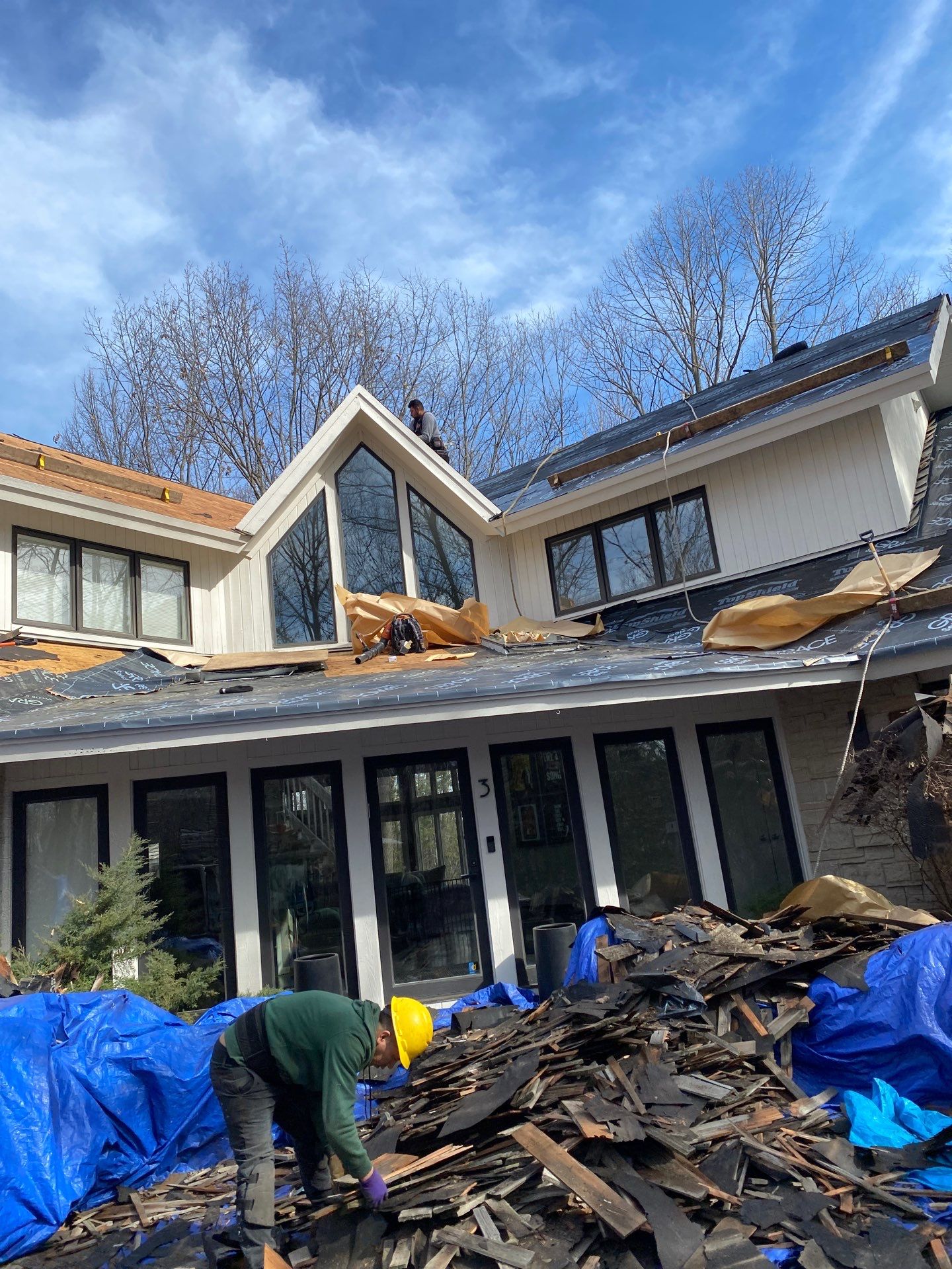Brava Shake Roof Installment by Custom Installations