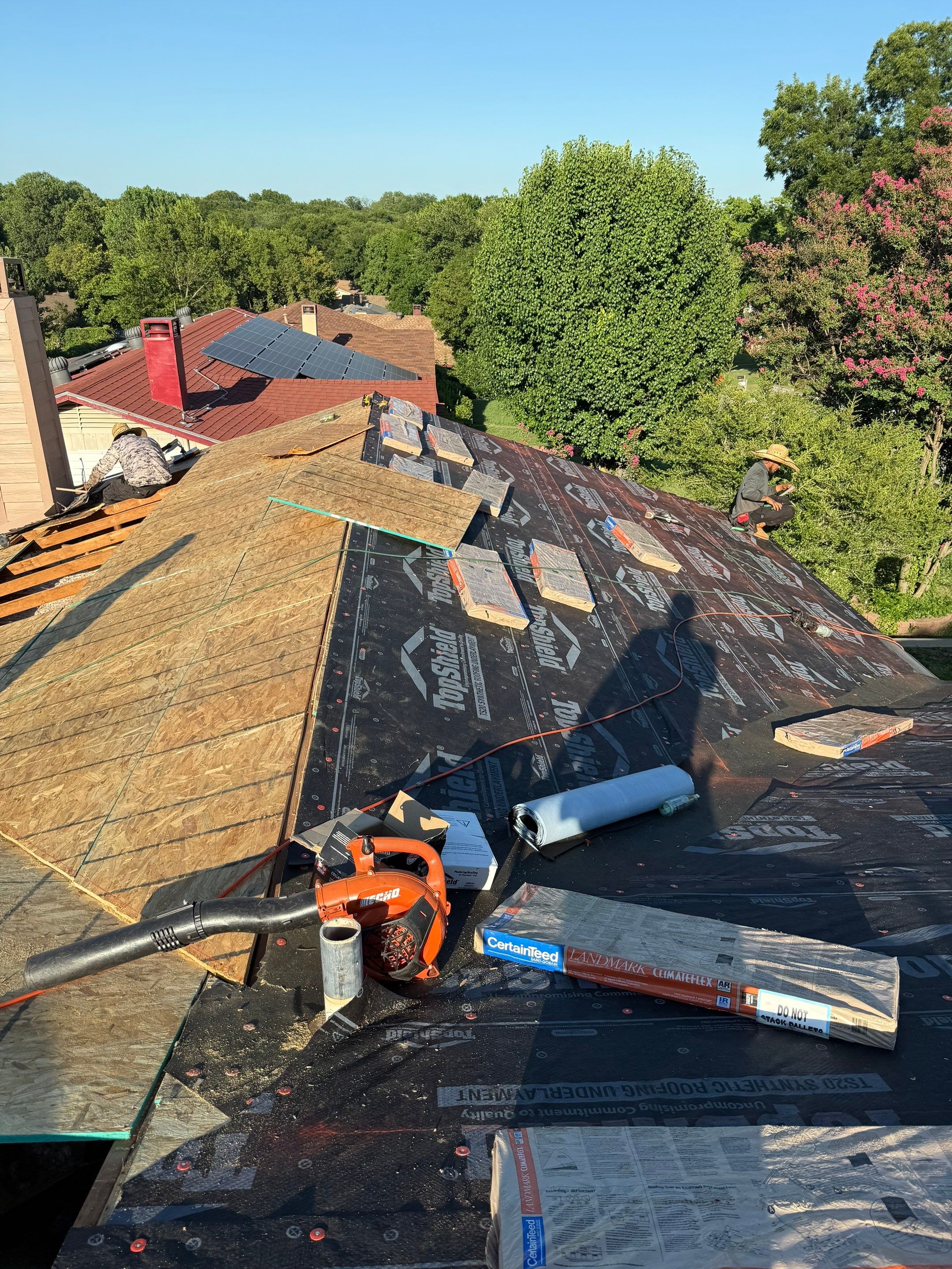 Project in Garland by Rhino Roofing and General Contracting, LLC