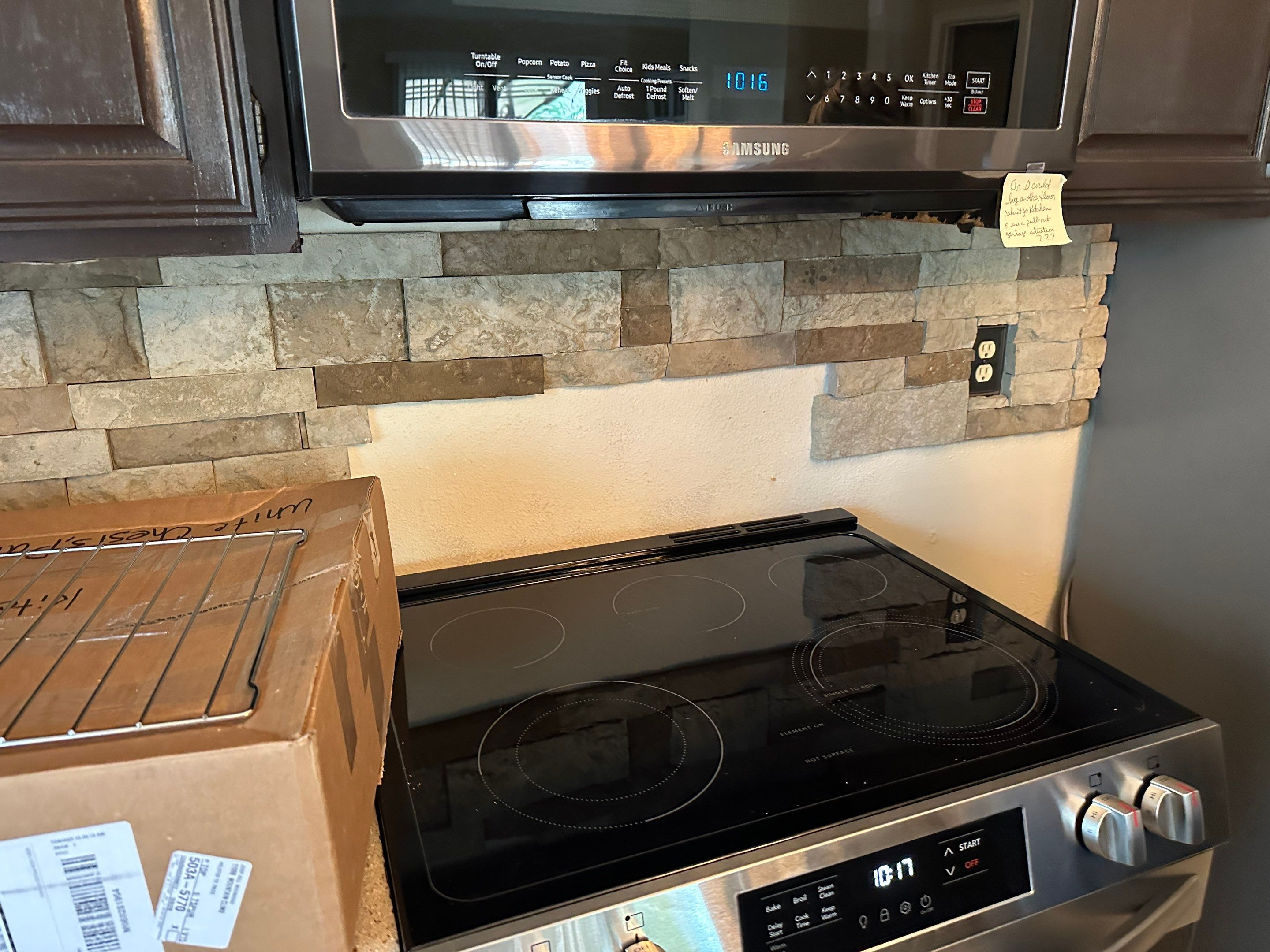 Removed the old stone bulky look for a new fresh upgrade with new Quartz countertops by Mena stone surfaces