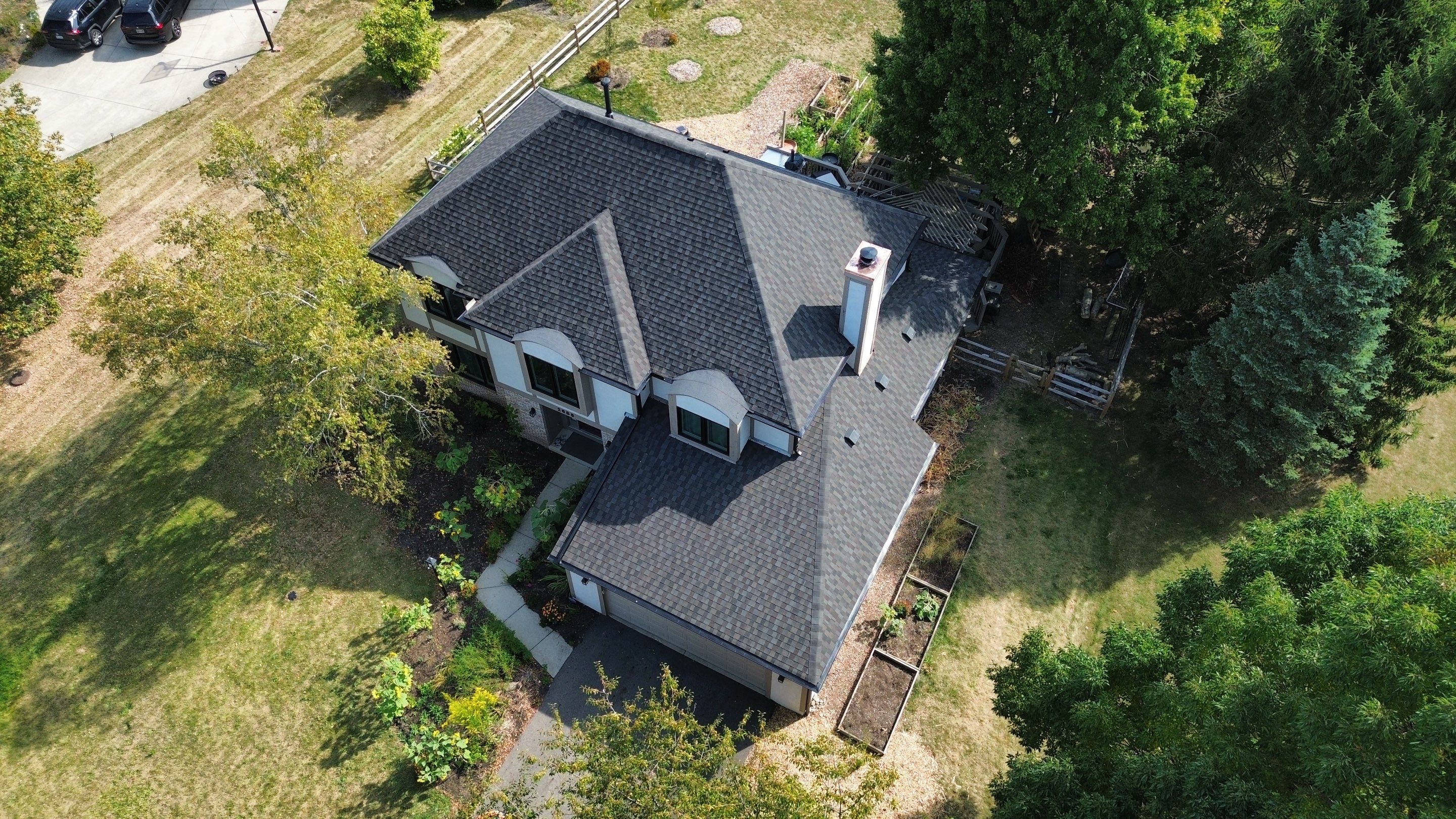 Roof Replacement, Gutters, Copper Chimney Cap by Know-A-Guy Roofing & Exteriors