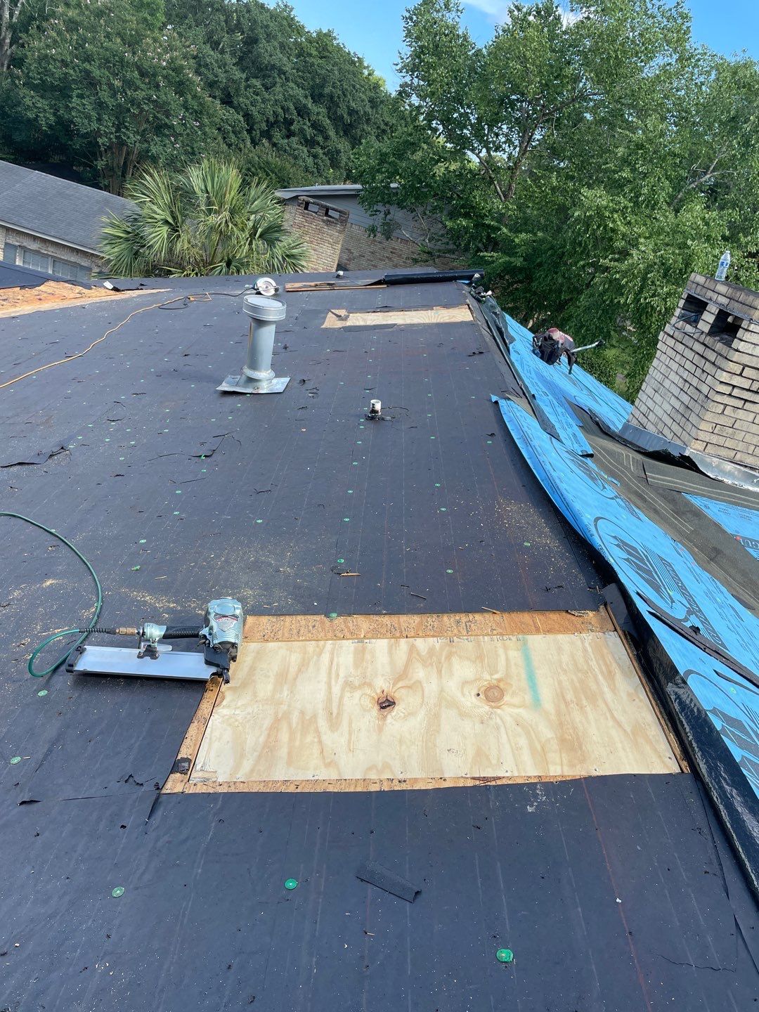 Residential Roofing Installation using Roof Replacement by American Roofing & Construction LLC
