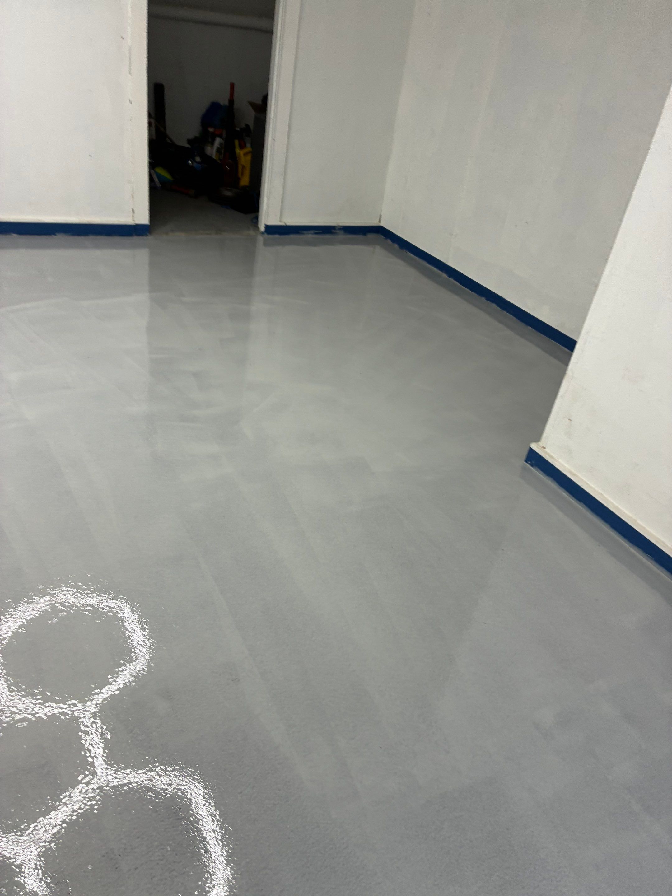 Feather Gray Concrete Floor Coating by DiGiorgi Roofing and Siding Inc