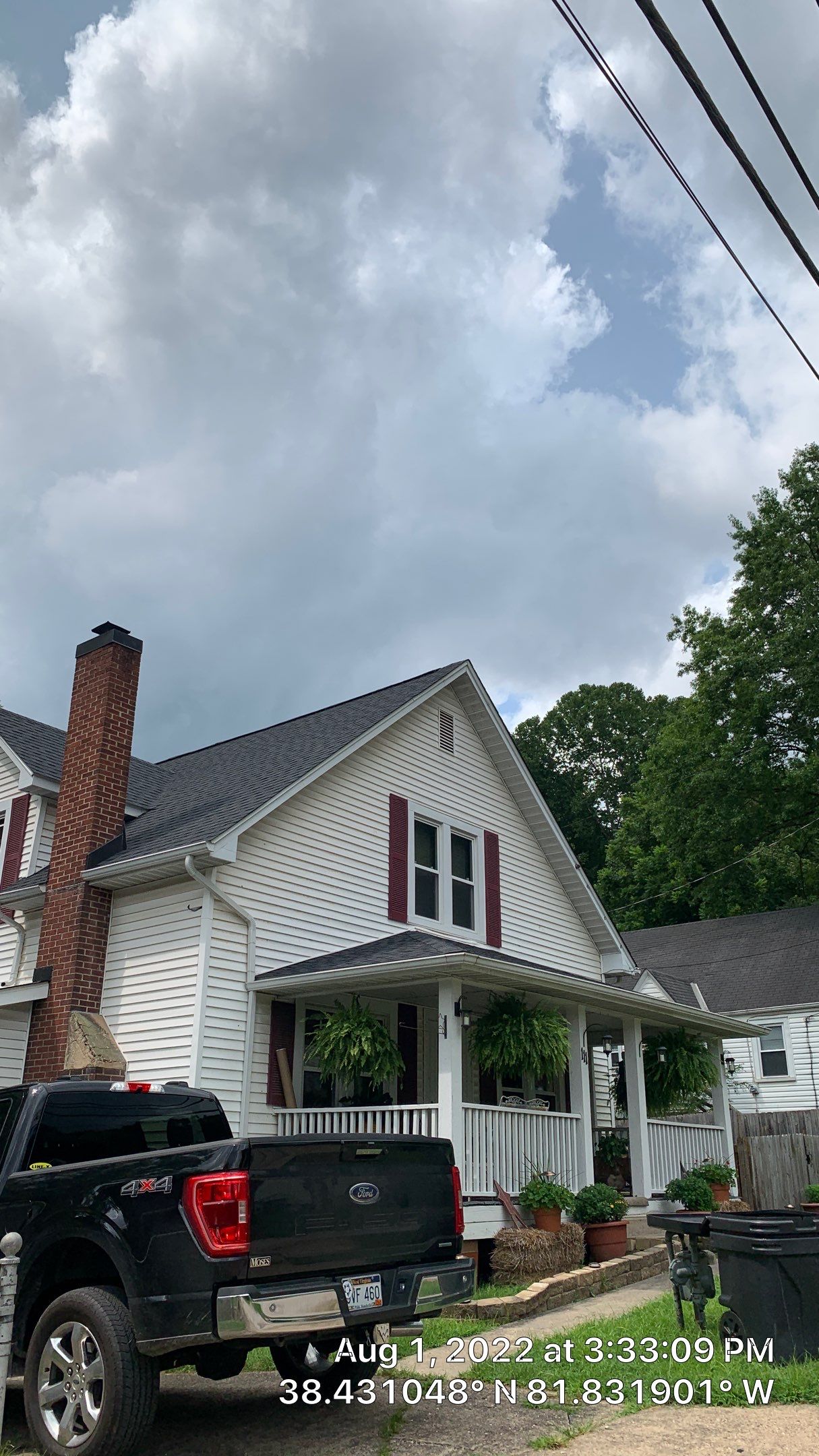 Residential Roofing Installation using Certainteed Landmark Shingles Moire Black Color by Secure Construction Company Inc