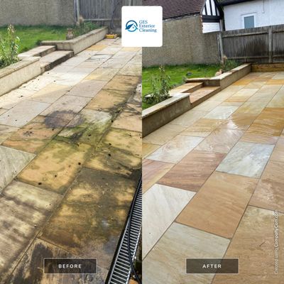 Driveway And Patio Clean using honda 21 ltr/min