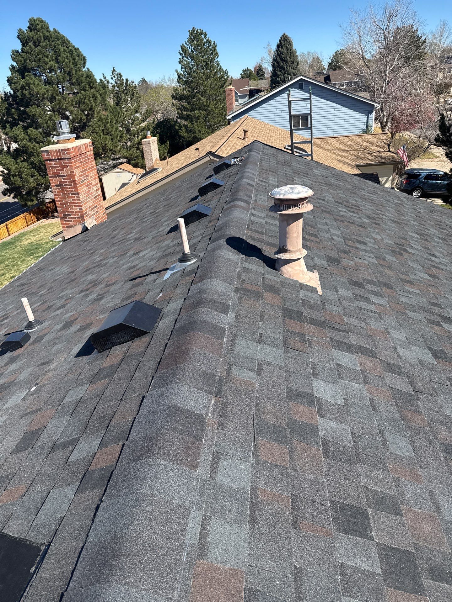 New Roof using Tamko - Stormfighter Flex - Black Walnut by RTP Roofing Company