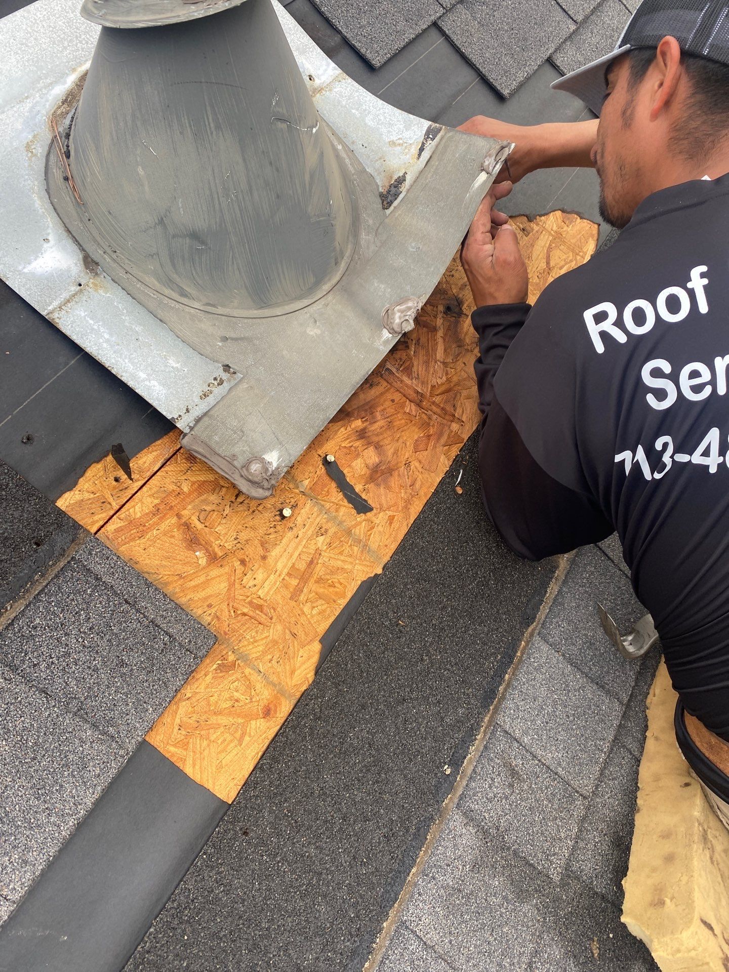 Hail Damage using Owen's Corning Duration (Lifetime) Shingles by Roof Repair Services LLC