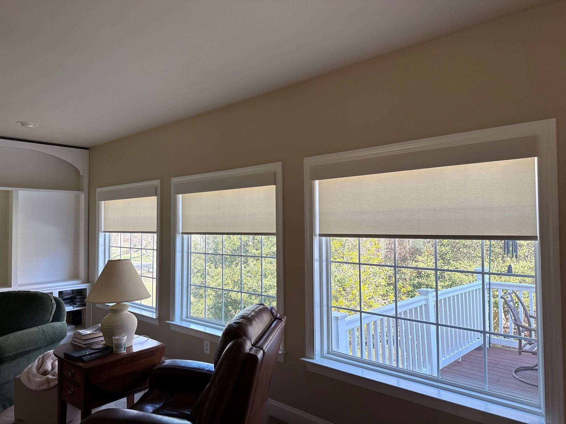 Roller Shade Project in Huntingtown, MD by Southern Maryland Custom Blinds
