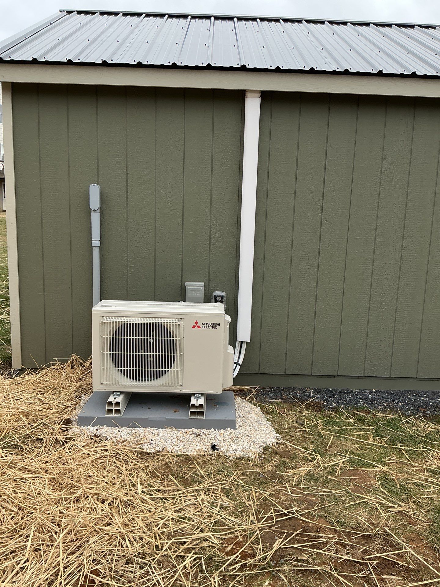 Mitsubishi Install in Middletown by Elemental Heating and air conditioning LLC