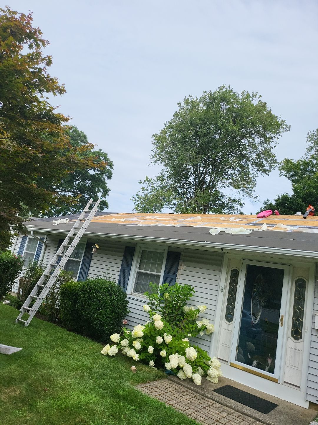 Residential Roofing Installation using Owens Corning TruDefinition Sierra Gray by A Plus Exterior