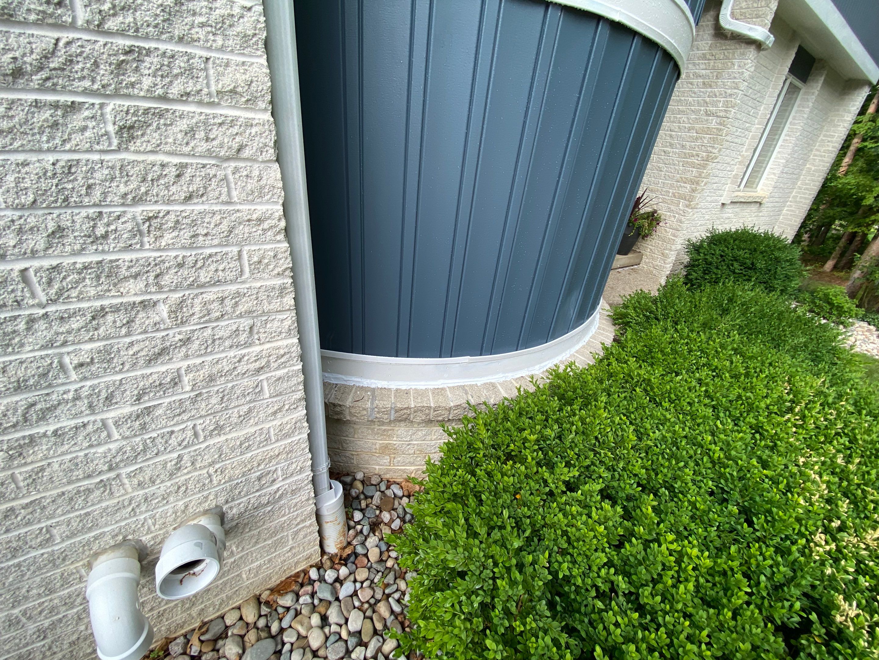 Siding Replacement using CertainTeed Board & Batten Pacific Blue by 180 Contractors