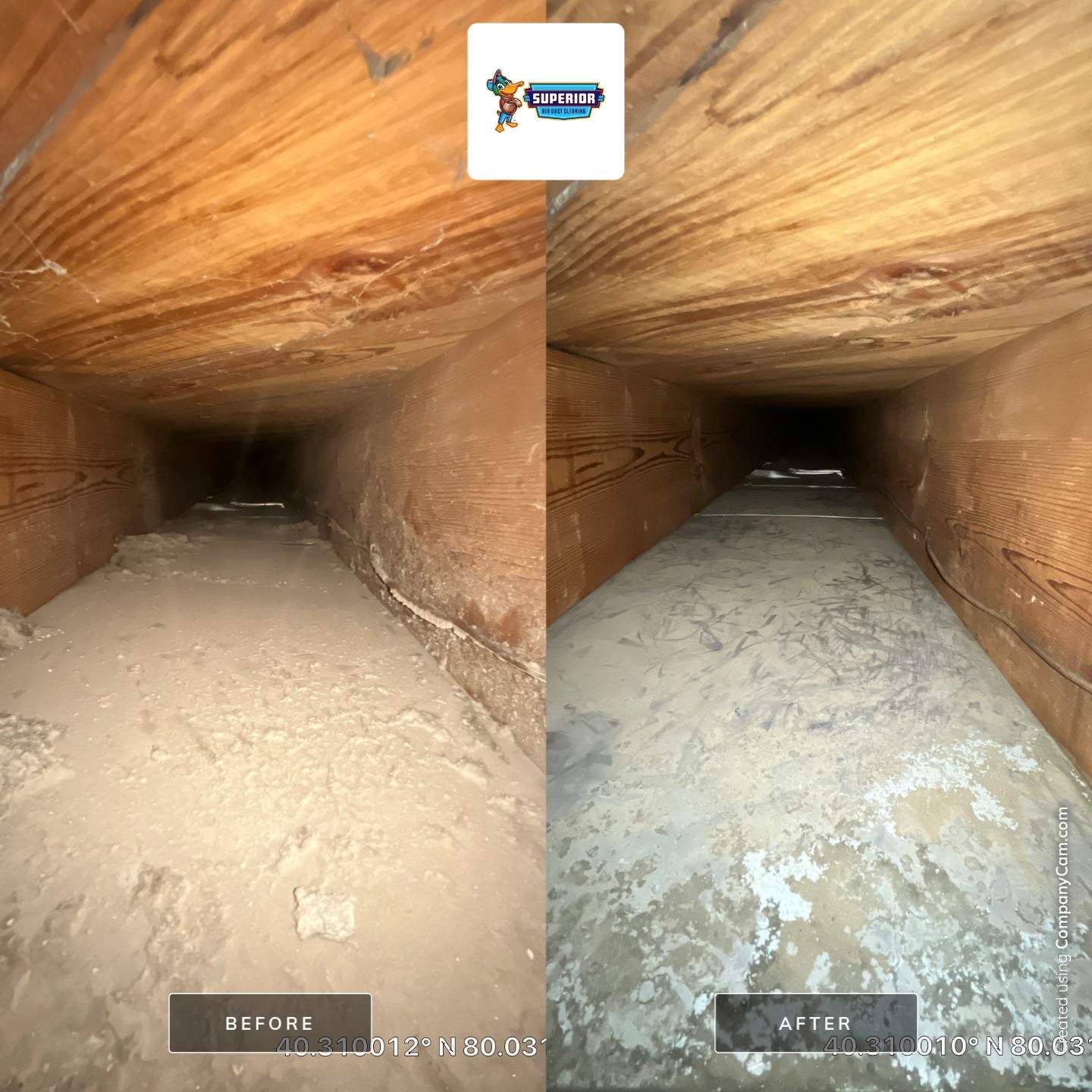 Air Duct Cleaning With a Vacuum Truck in Bethel Park, PA by Superior Air Duct Cleaning
