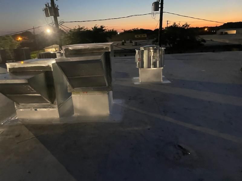 Commercial Roofing Repair using TPO by Galvan Roofing and Construction