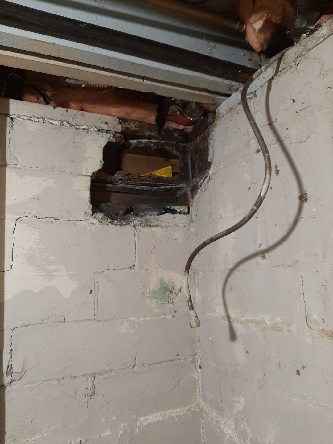 Basement Wall Rebuild with Exterior Waterproofing by Toledo Basement Repair