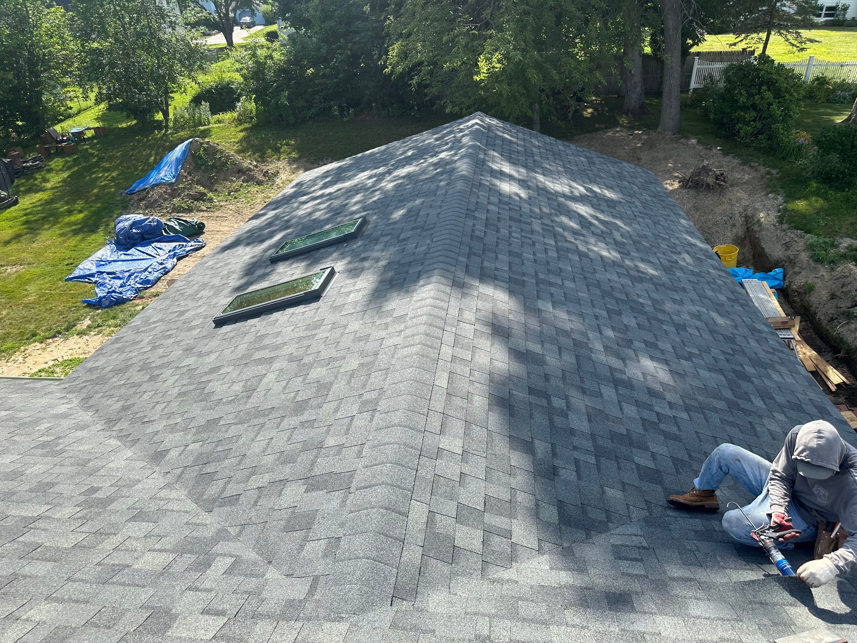 Dover, NH – Owens Corning Asphalt Shingle Roof Installation for Home Addition by Tall pine roofing