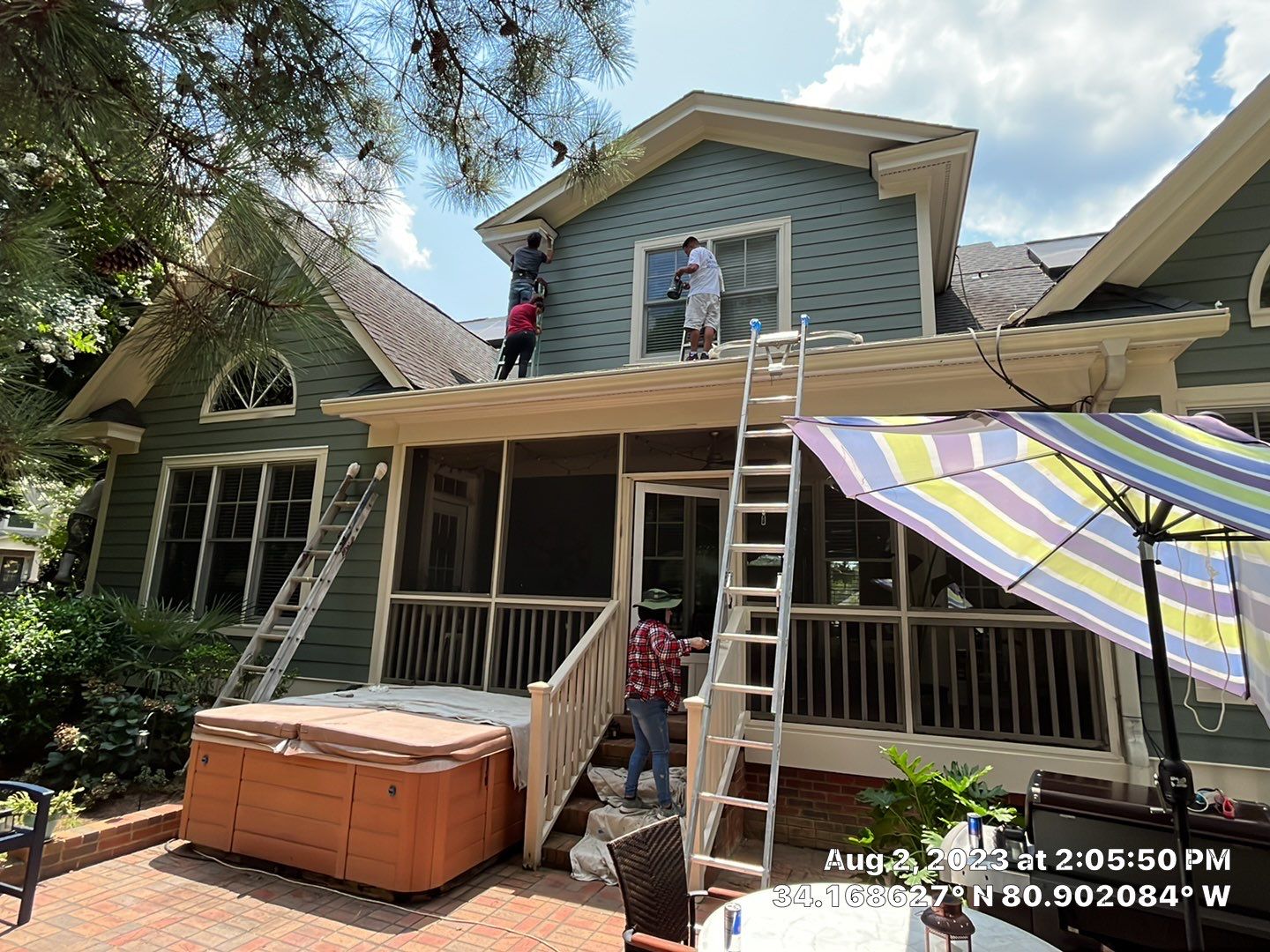 Exterior Trim Paint Project by Geaux 2 Guy, LLC