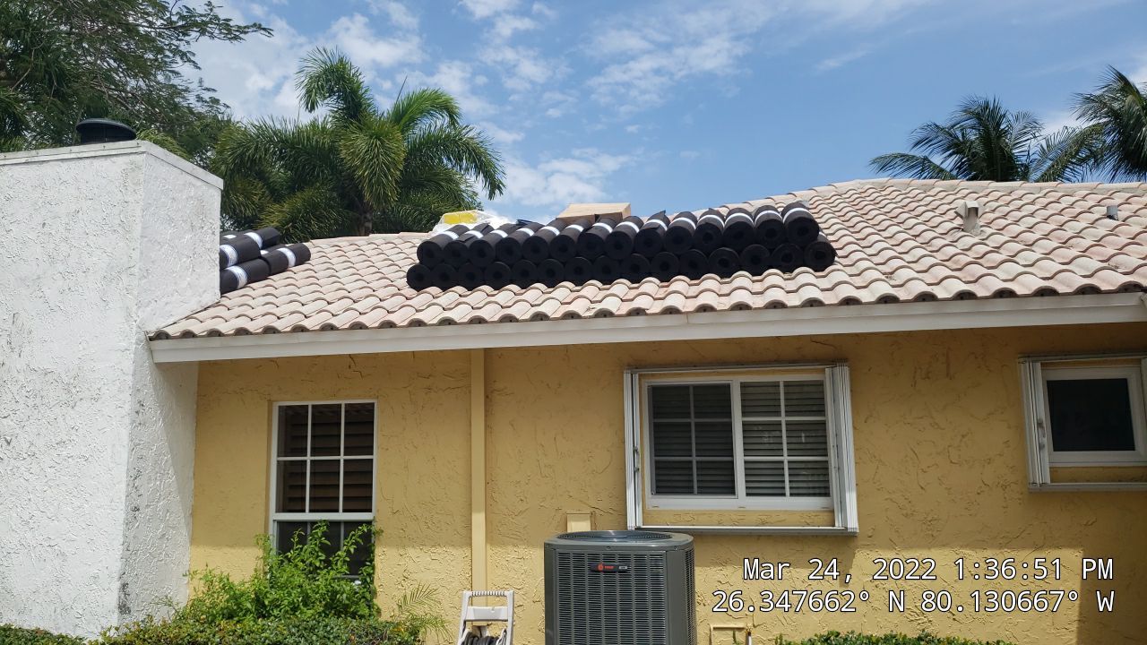 Residential Roofing Installation using 1" Nail strip metal roof by BLUES BROTHERS ROOFING