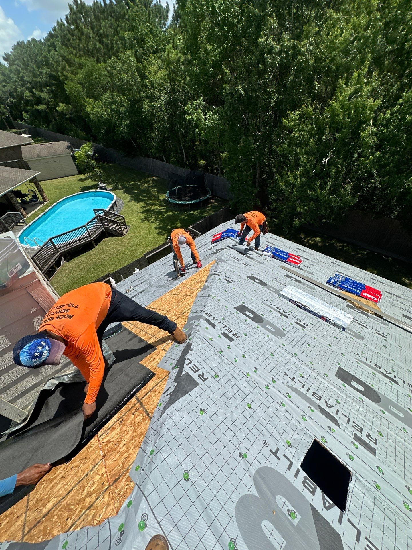 Roof Replacement in Dickinson TX by Roof Repair Company