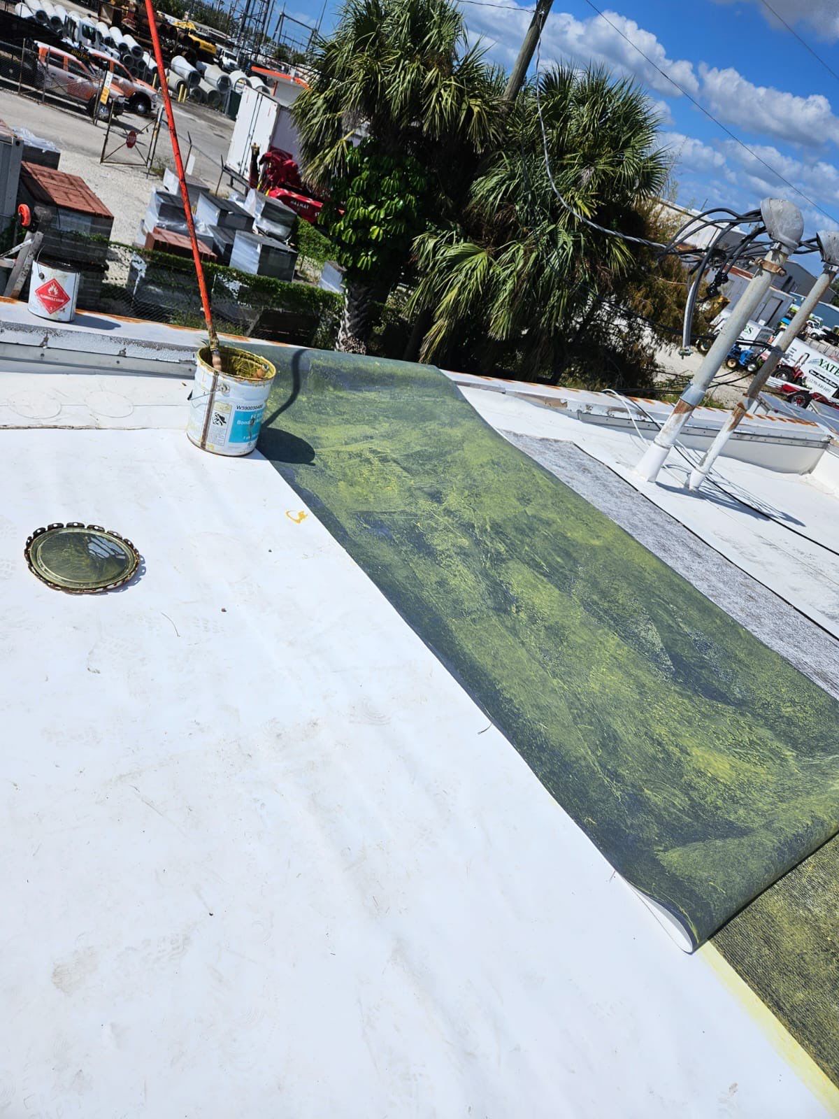 Commercial Roofing Repair using TPO and Metal Decking by Four Peaks Roofing