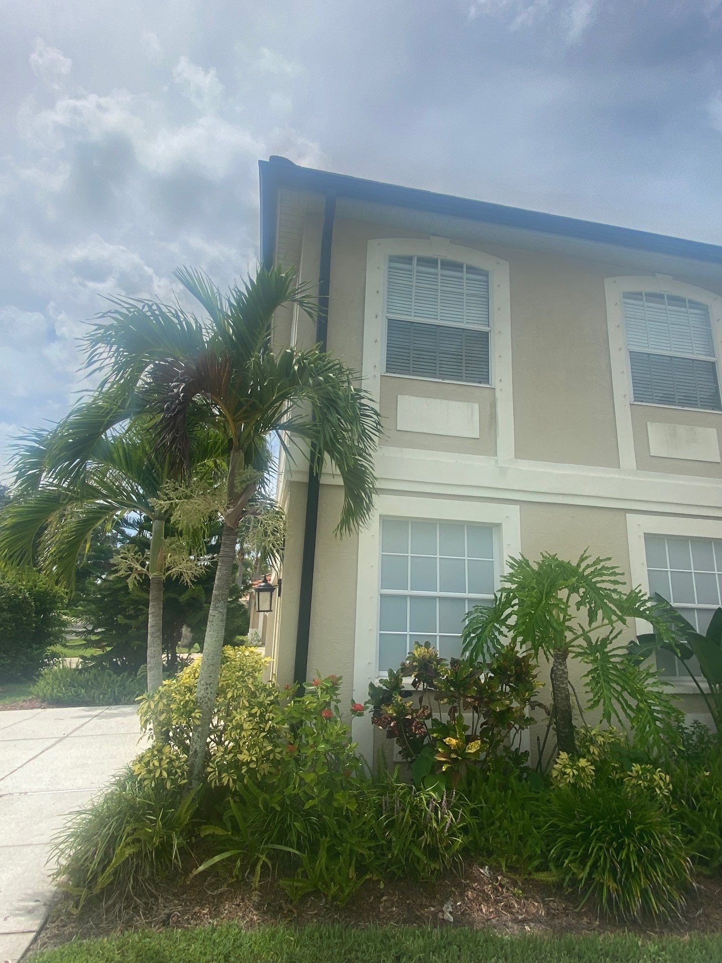 Black Seamless Gutters for Modern Homes in Osprey FL by Gutter Professors