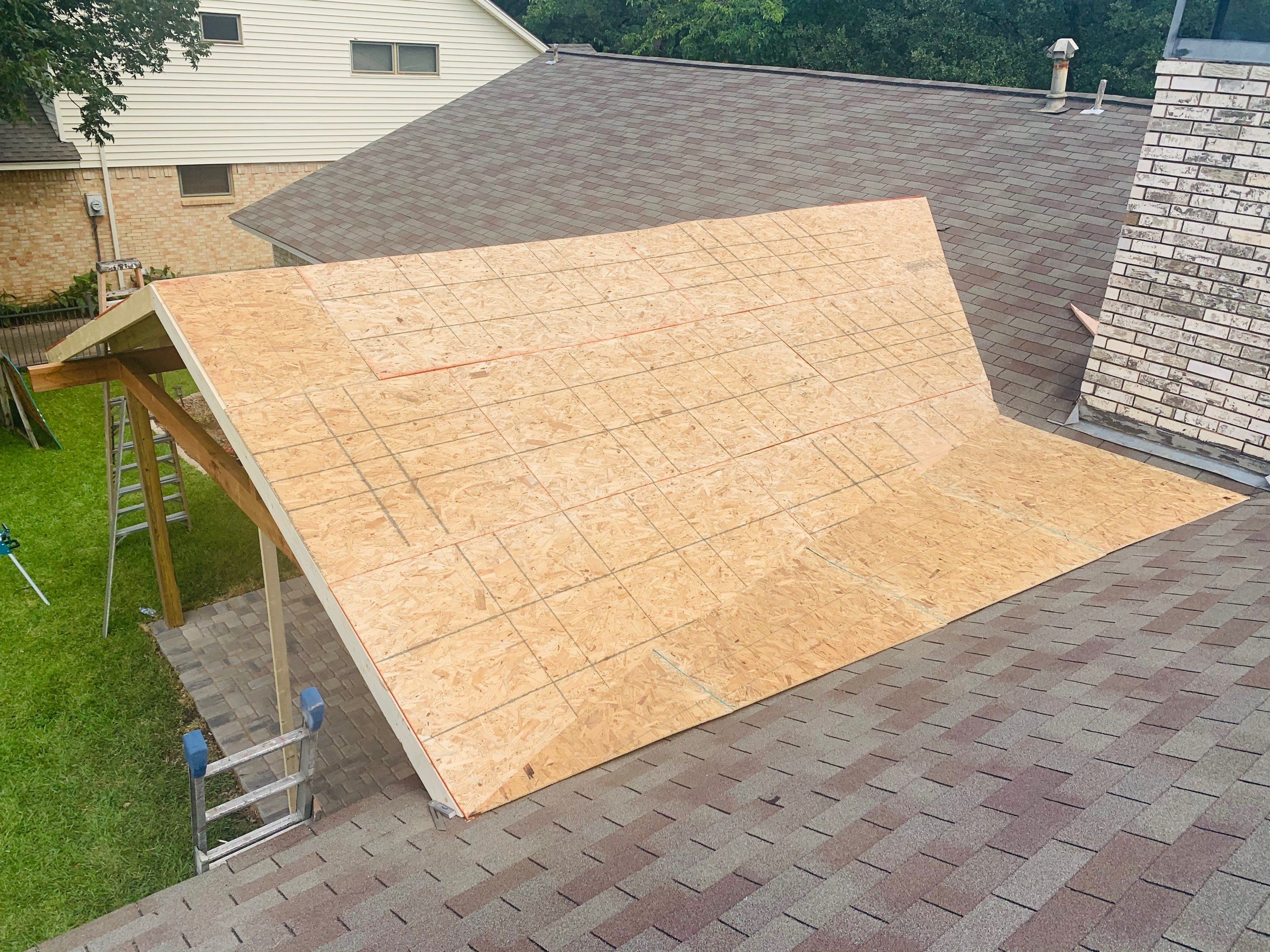 General Construction - From Exterior Siding & chimney, Patios to Full Interior Damage by First United Roofing & Construction