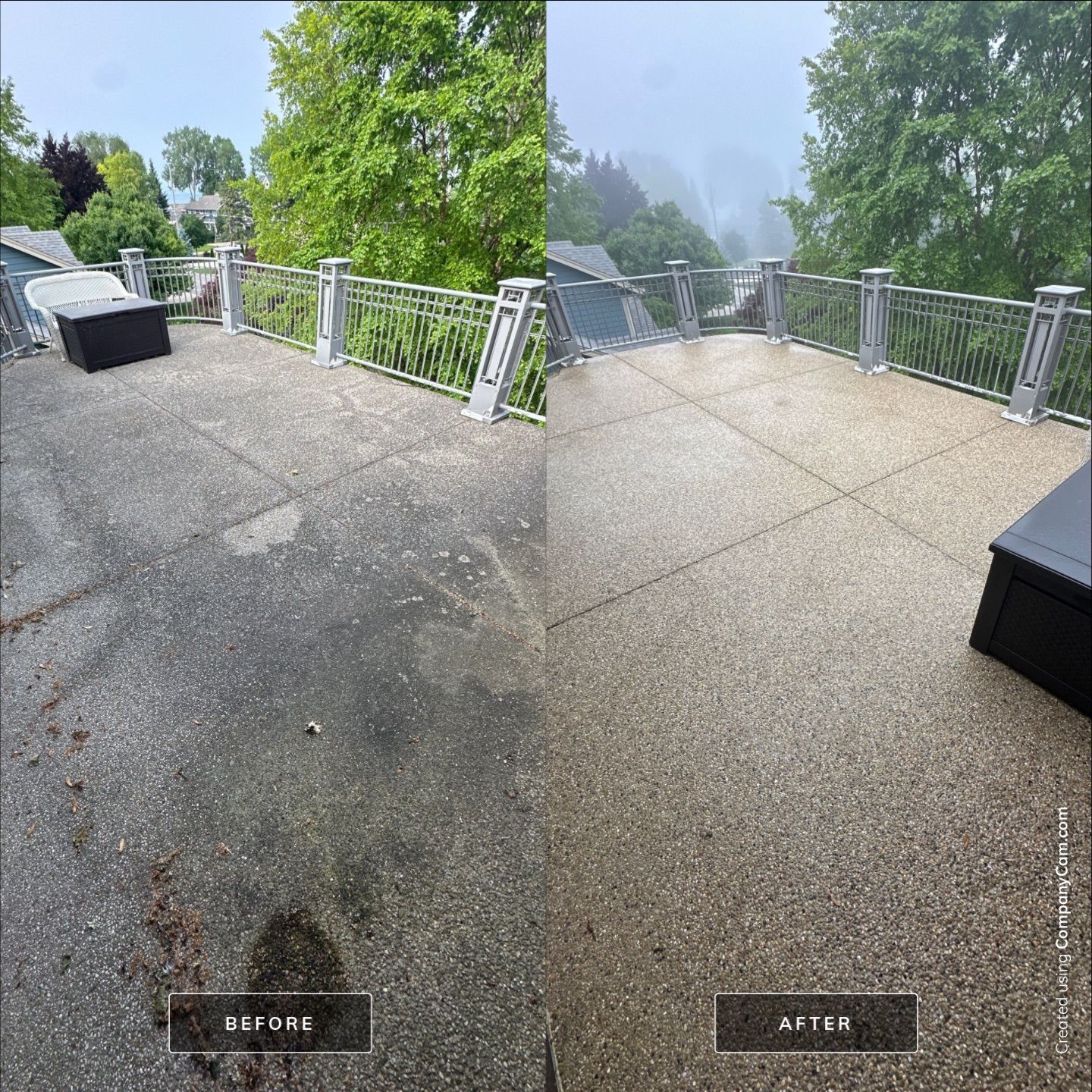 Project in Pleasant Prairie by Simmons Power & Soft Washing