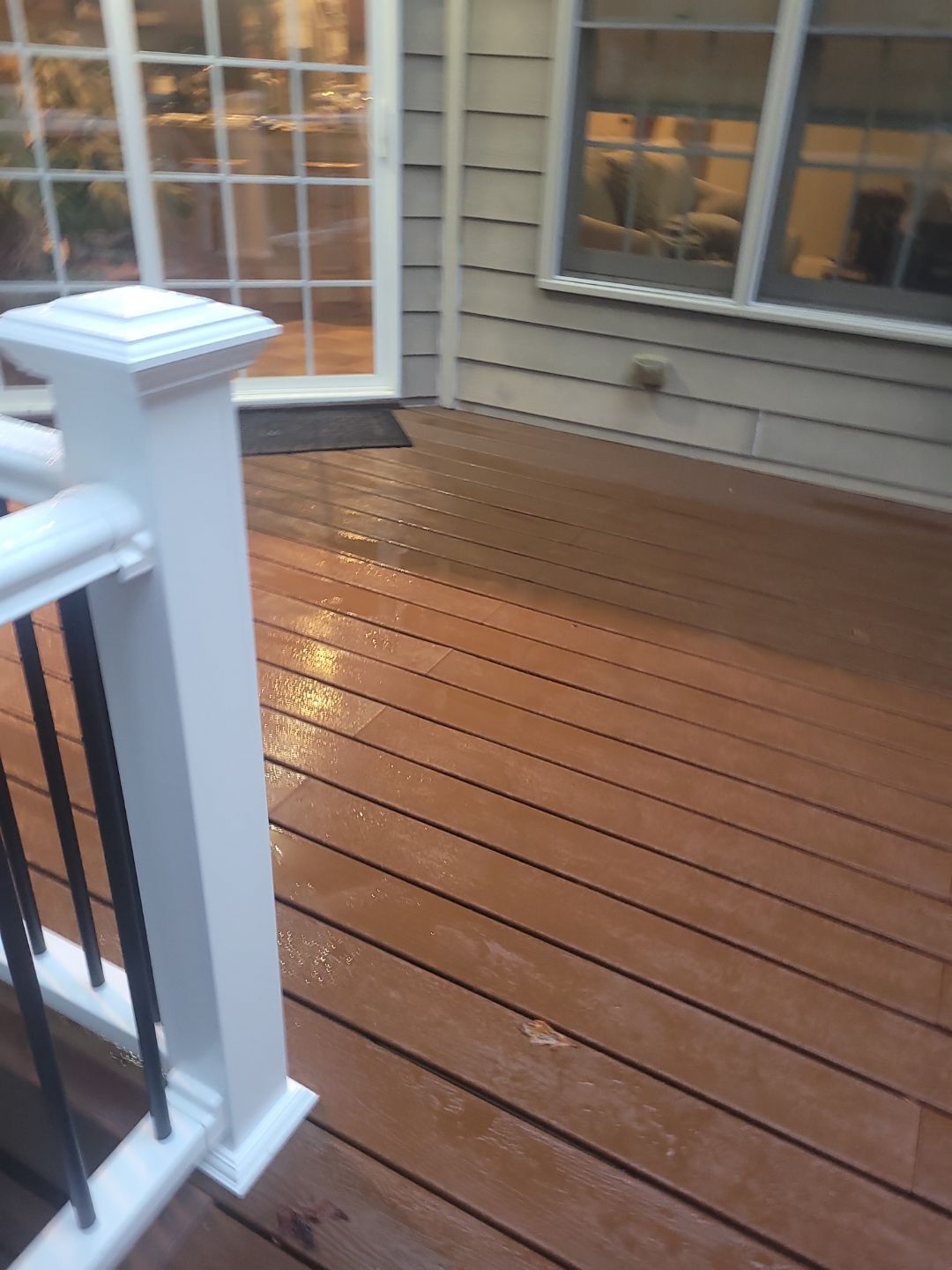 Fuquay-Varina Outdoor Upgrade – Composite Deck & Paved Landing by Elite Remodeling and Design LLC