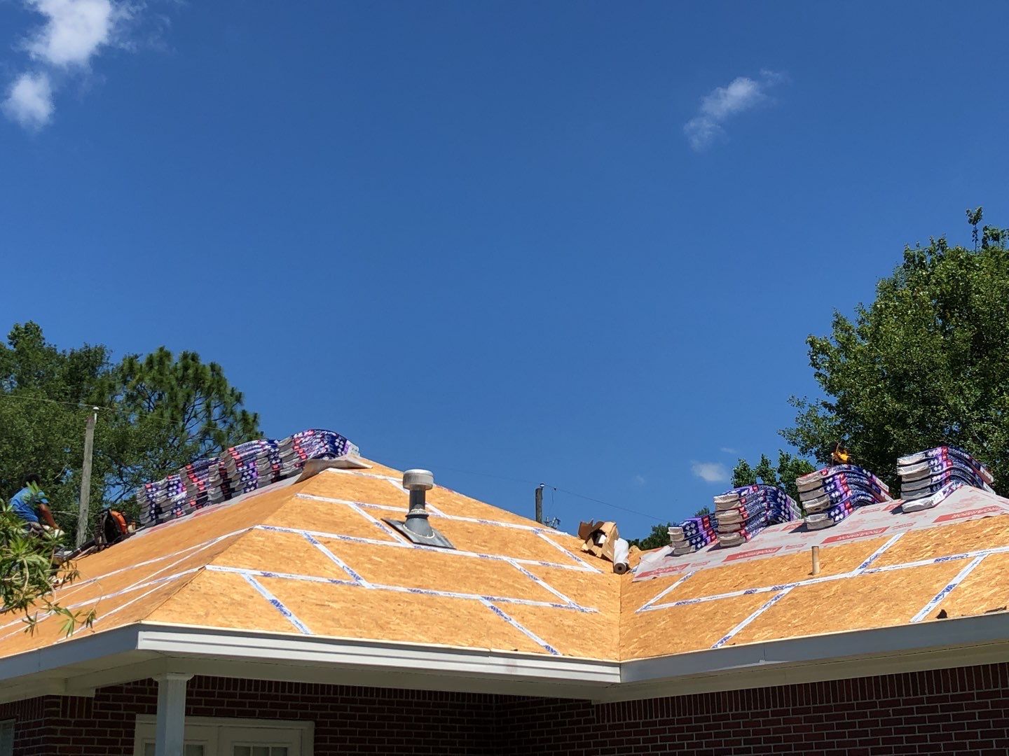 Residential Roofing Installation using Roof Replacement by American Roofing & Construction LLC