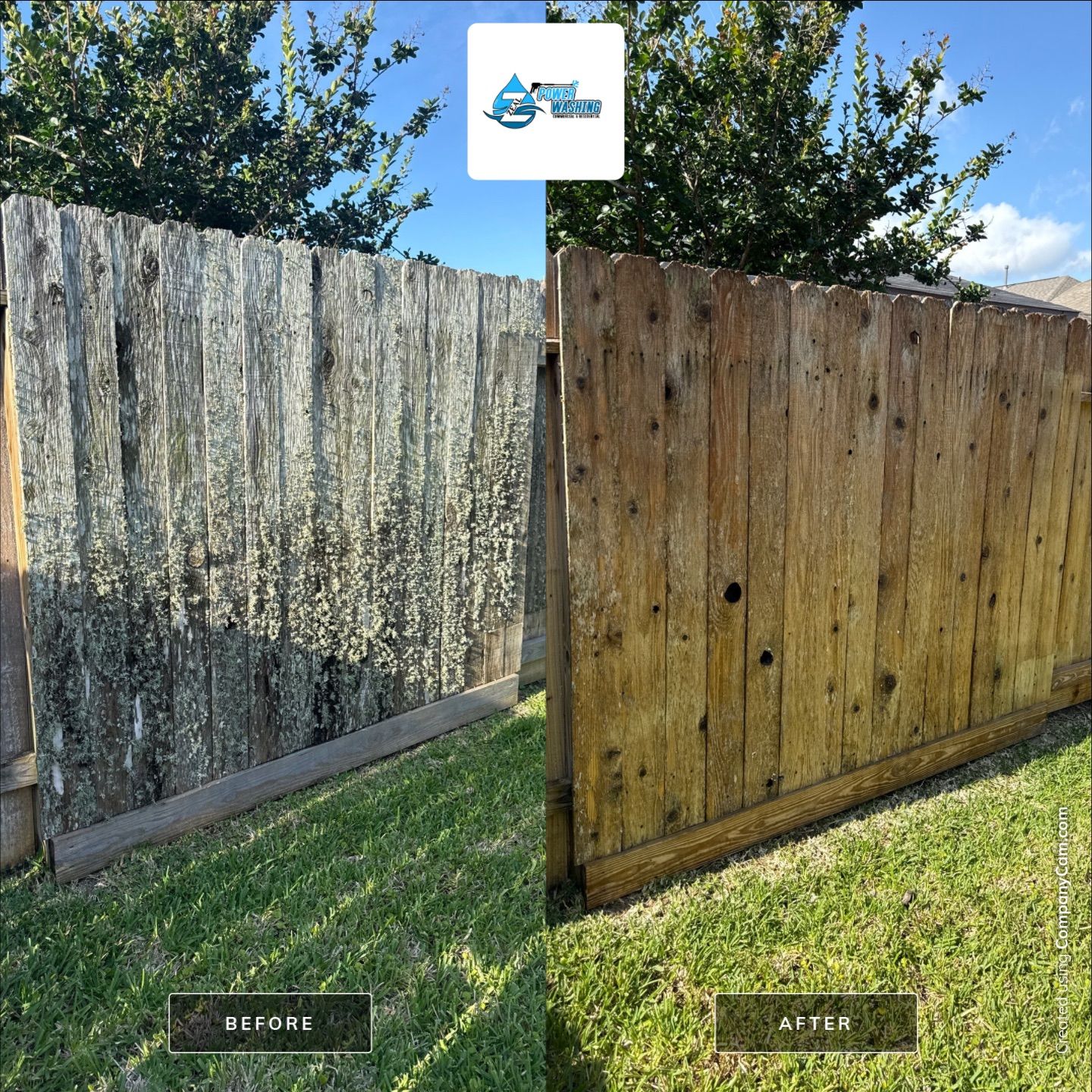 Wood Fence Cleaning and Surface Restoration in Richmond by Zeal Power Washing