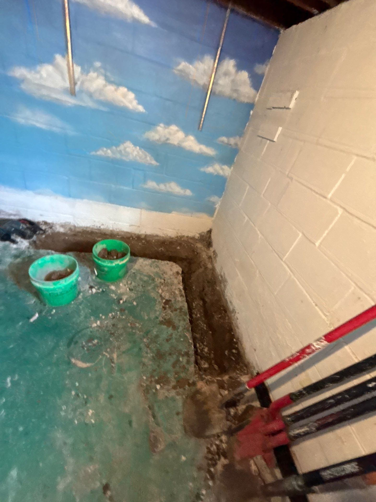 Completing the Connection for Lisa's Drain Tile System by Waterproofing Northeast