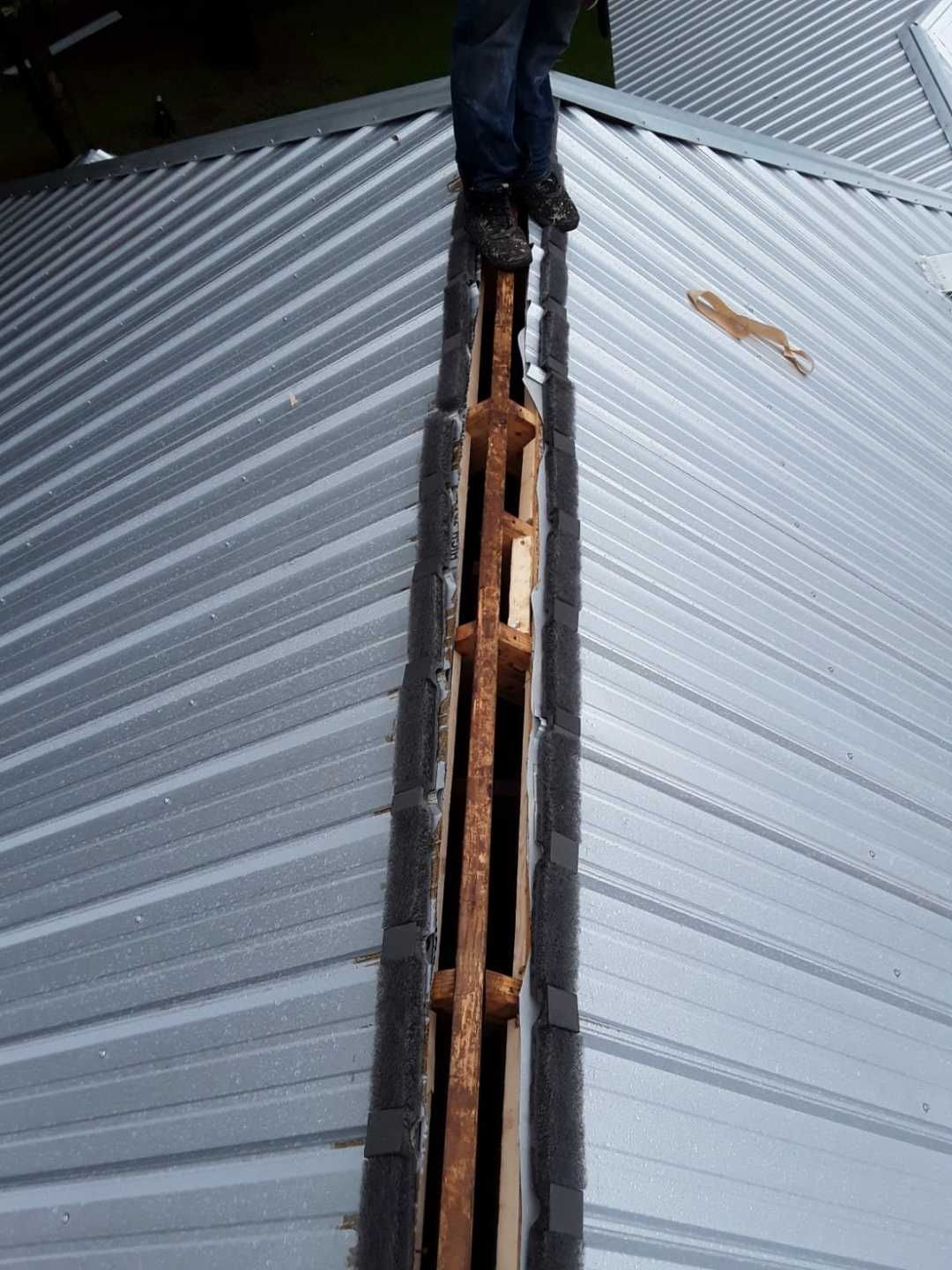 Residential Roofing Installation using Metal roofing by American Roofing & Construction LLC