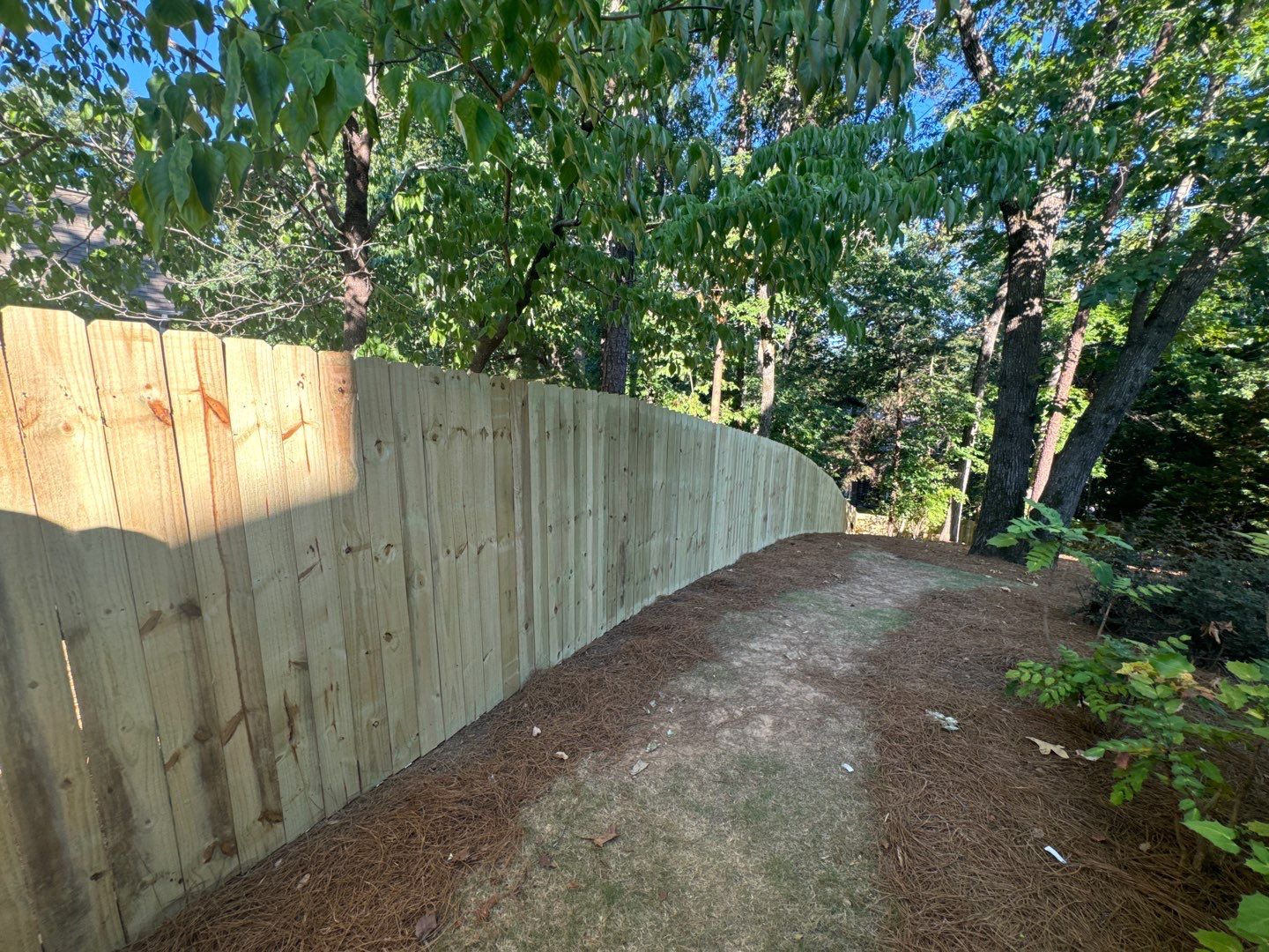 Greystone - Traditional Fence by Pillar and Pine