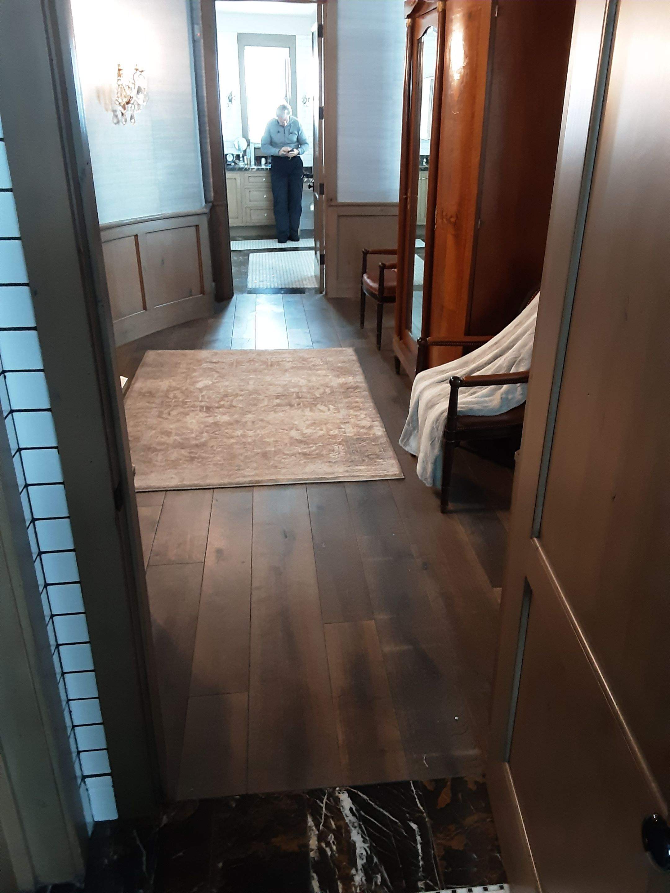 Interior water damage inspection by ASAP Roofing & Restoration