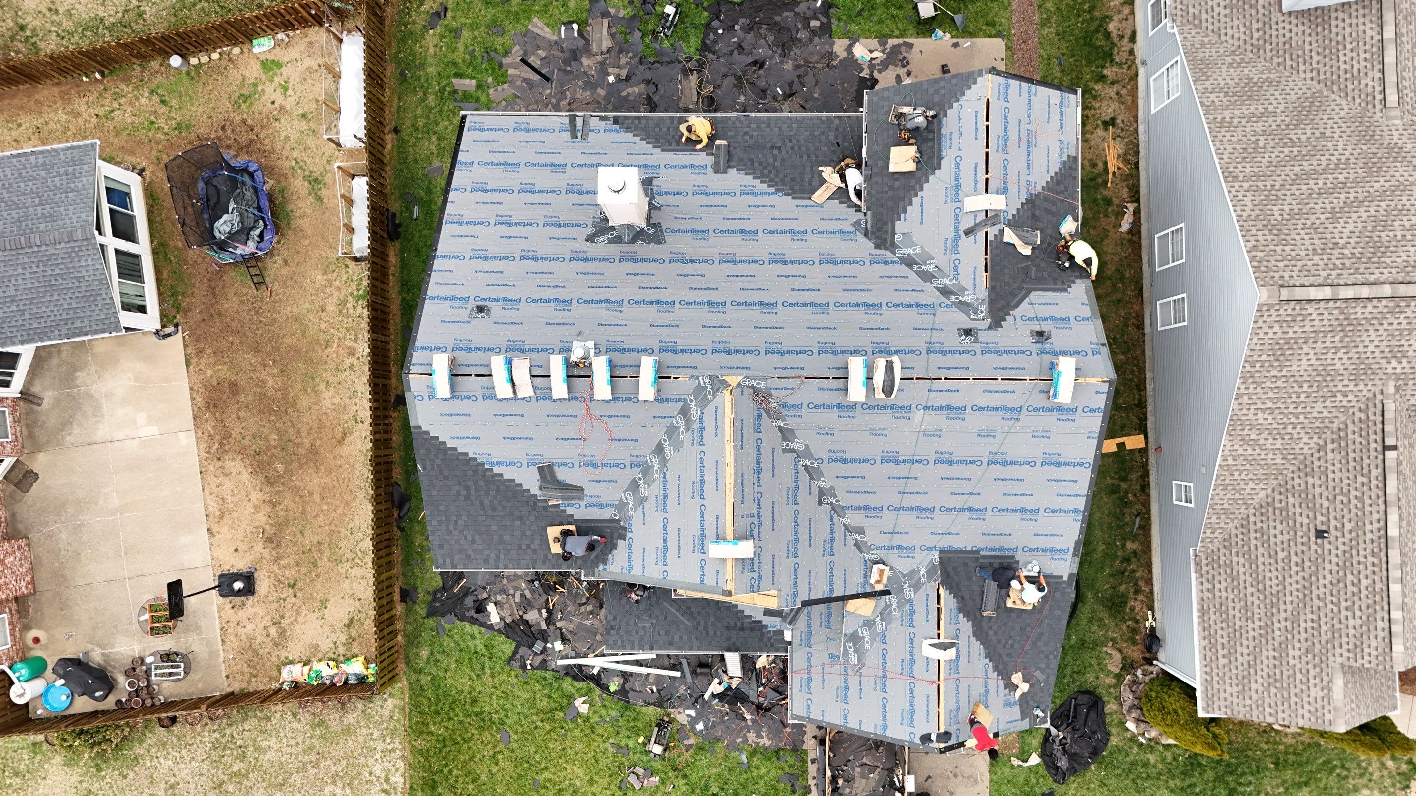 Charcoal Black Re-Roof by Royal House LLC